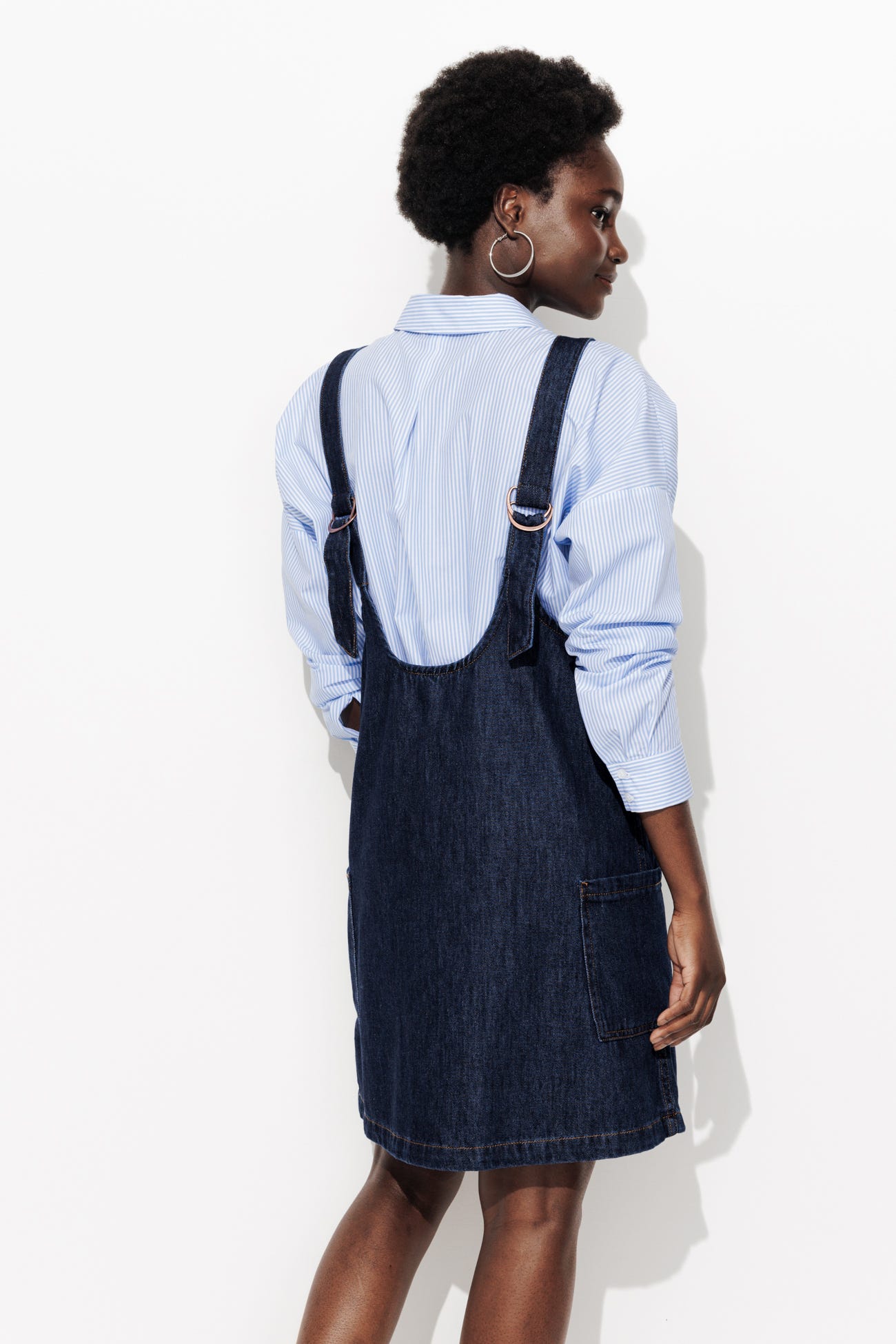 Jeans-Latzkleid NINA