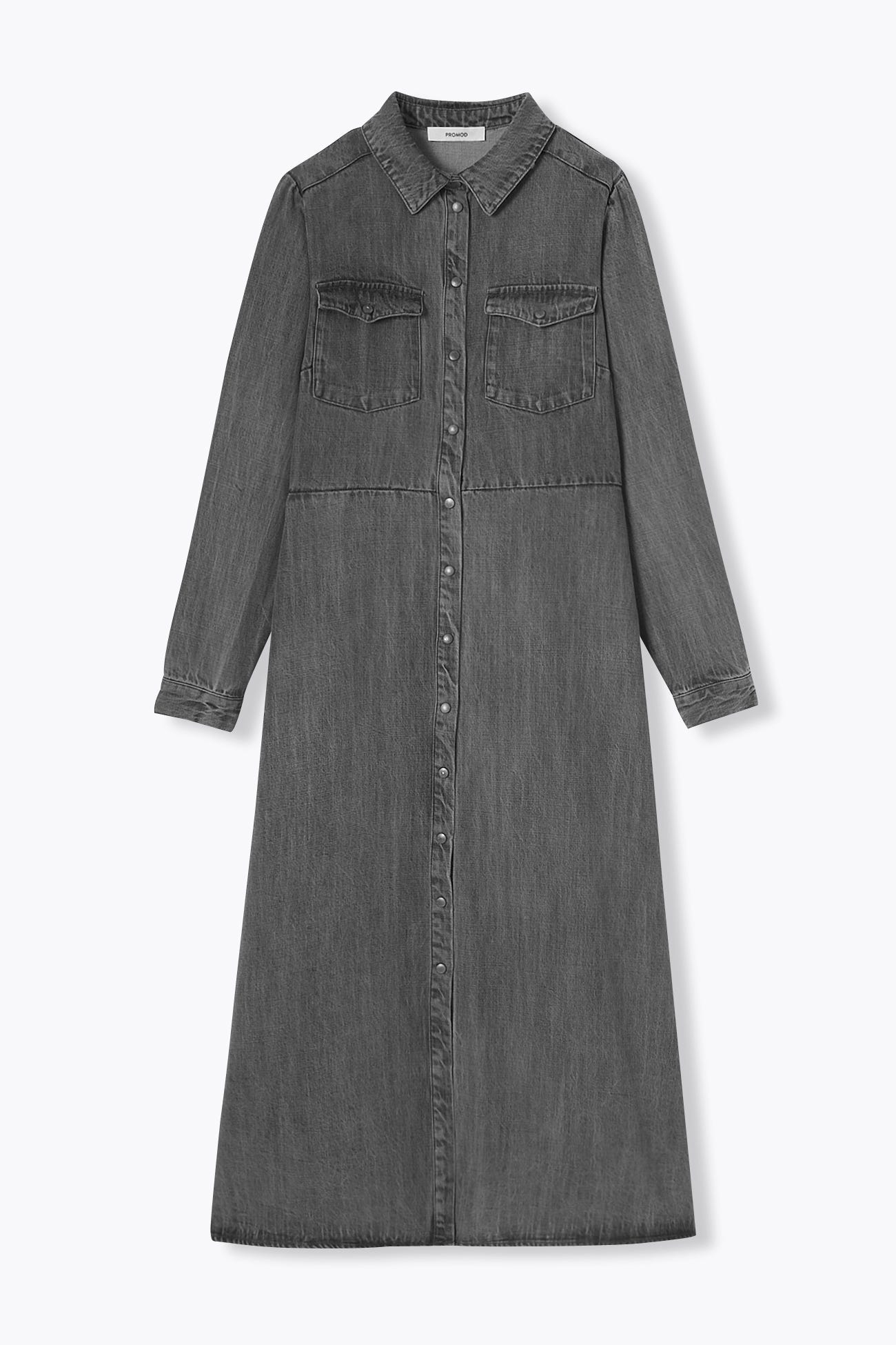 Denim shirtdress