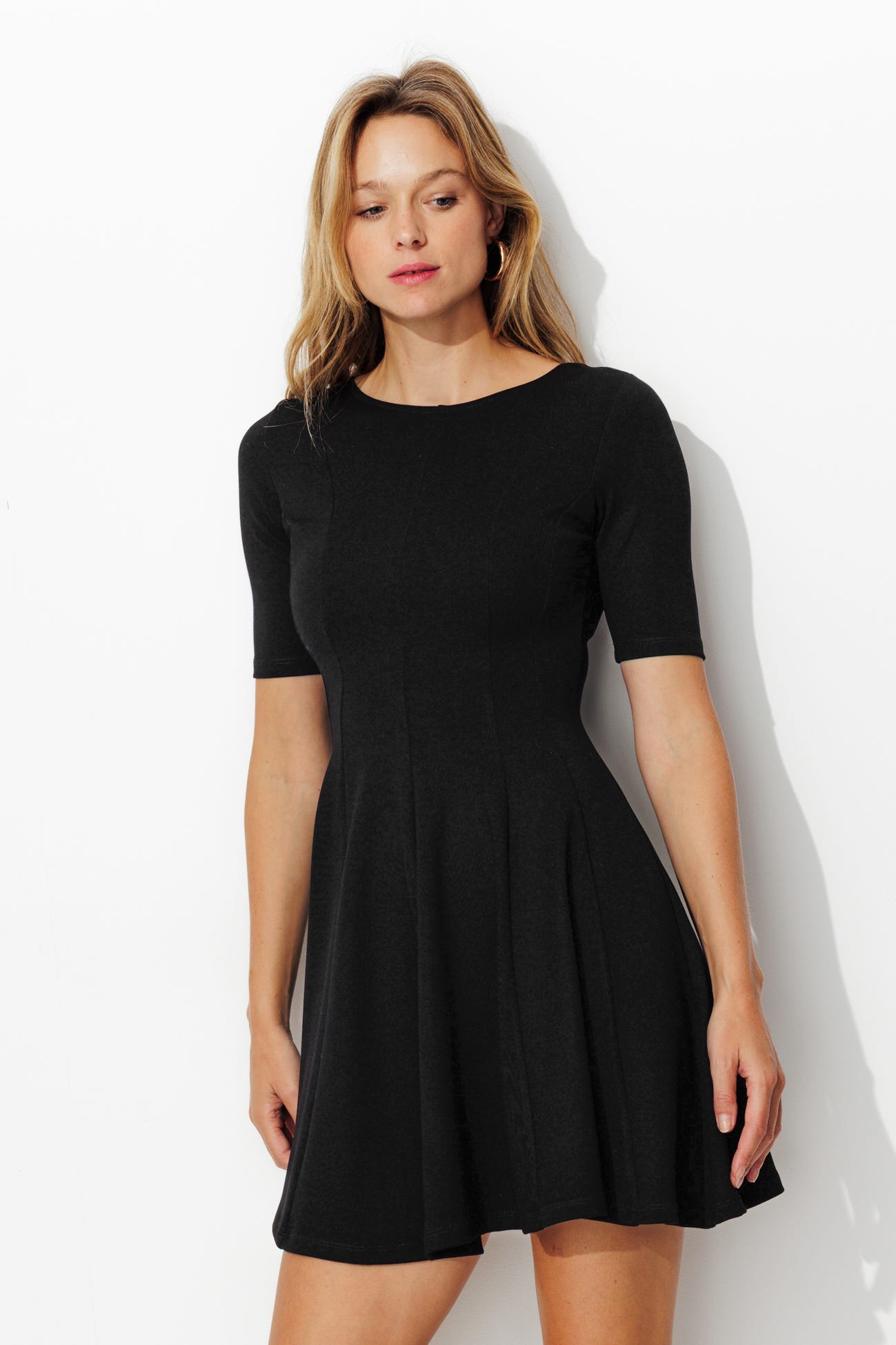 Robe courte en jersey Milano