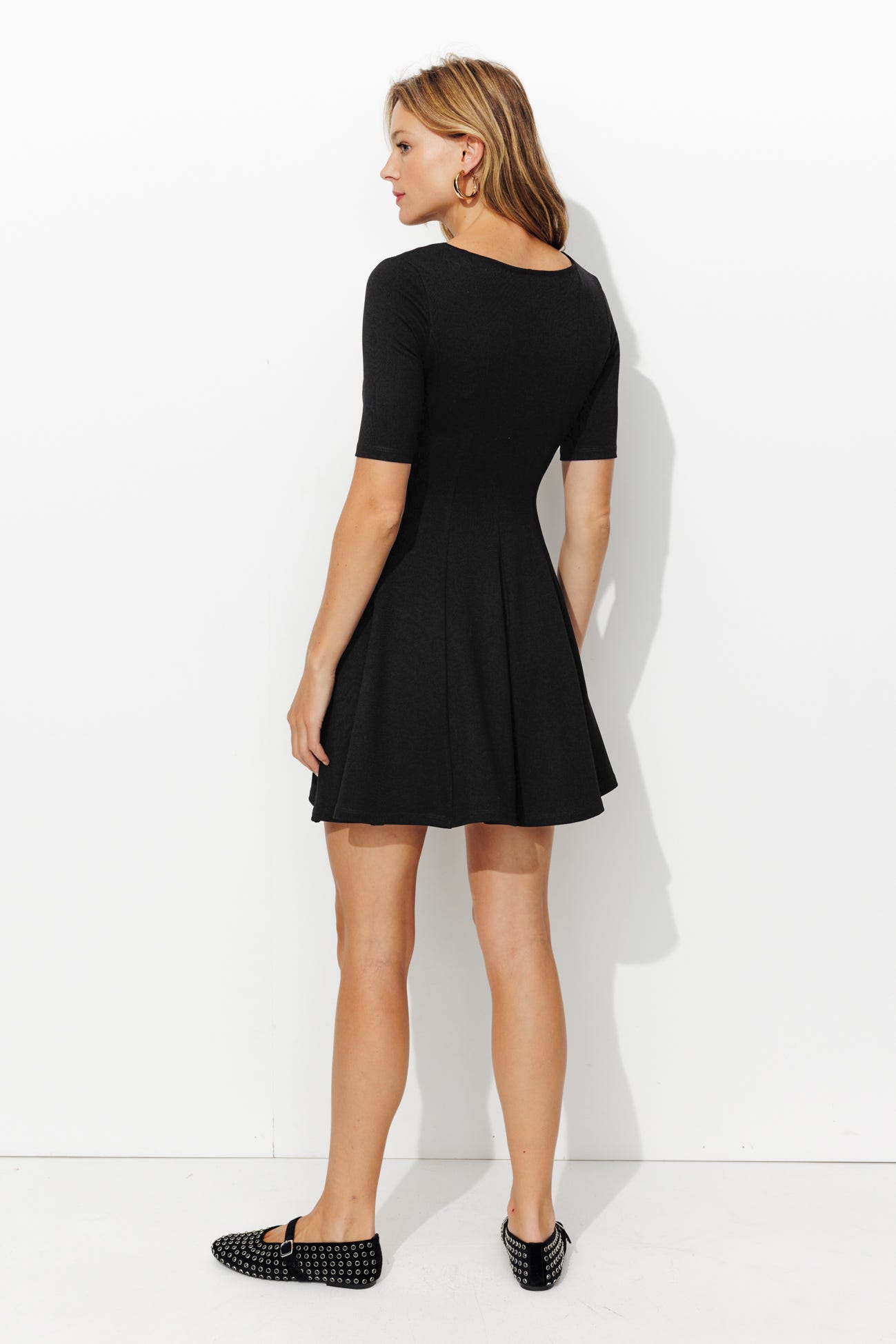 Robe courte en jersey Milano