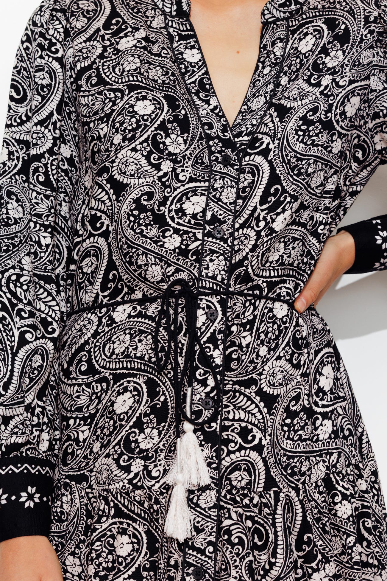 Robe longue imprimée Femme