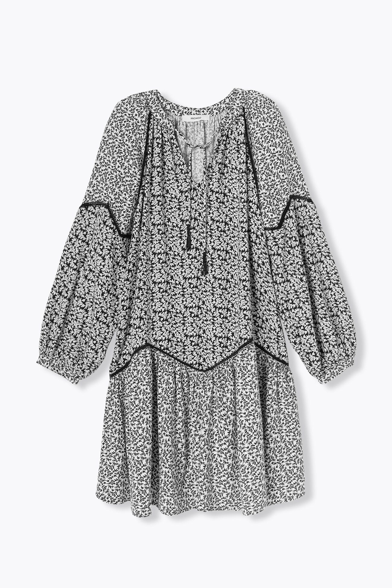 Robe courte imprimée Femme