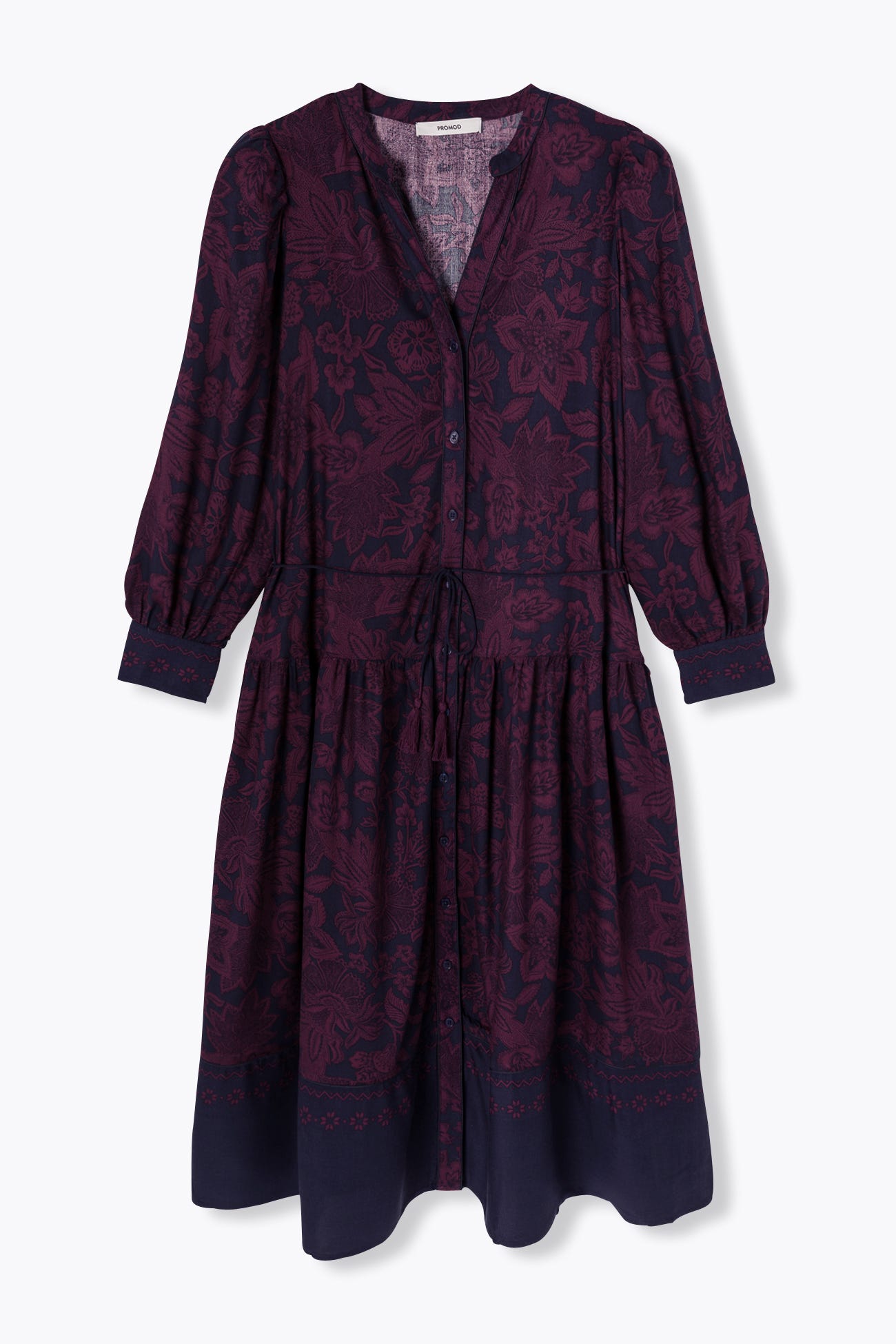 Robe longue imprimée Femme