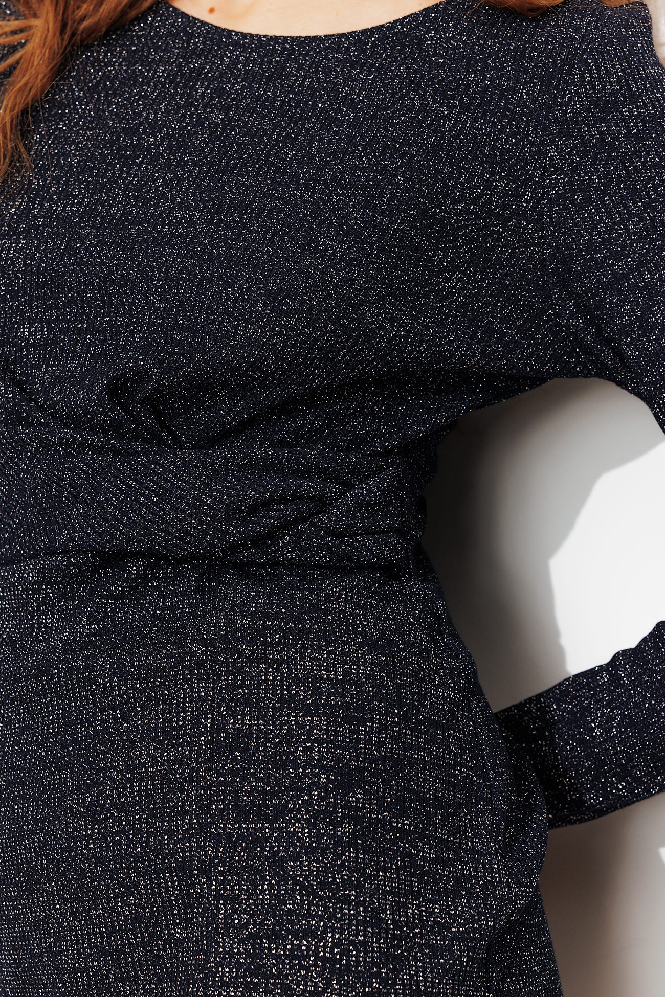 Robe noeud à paillettes