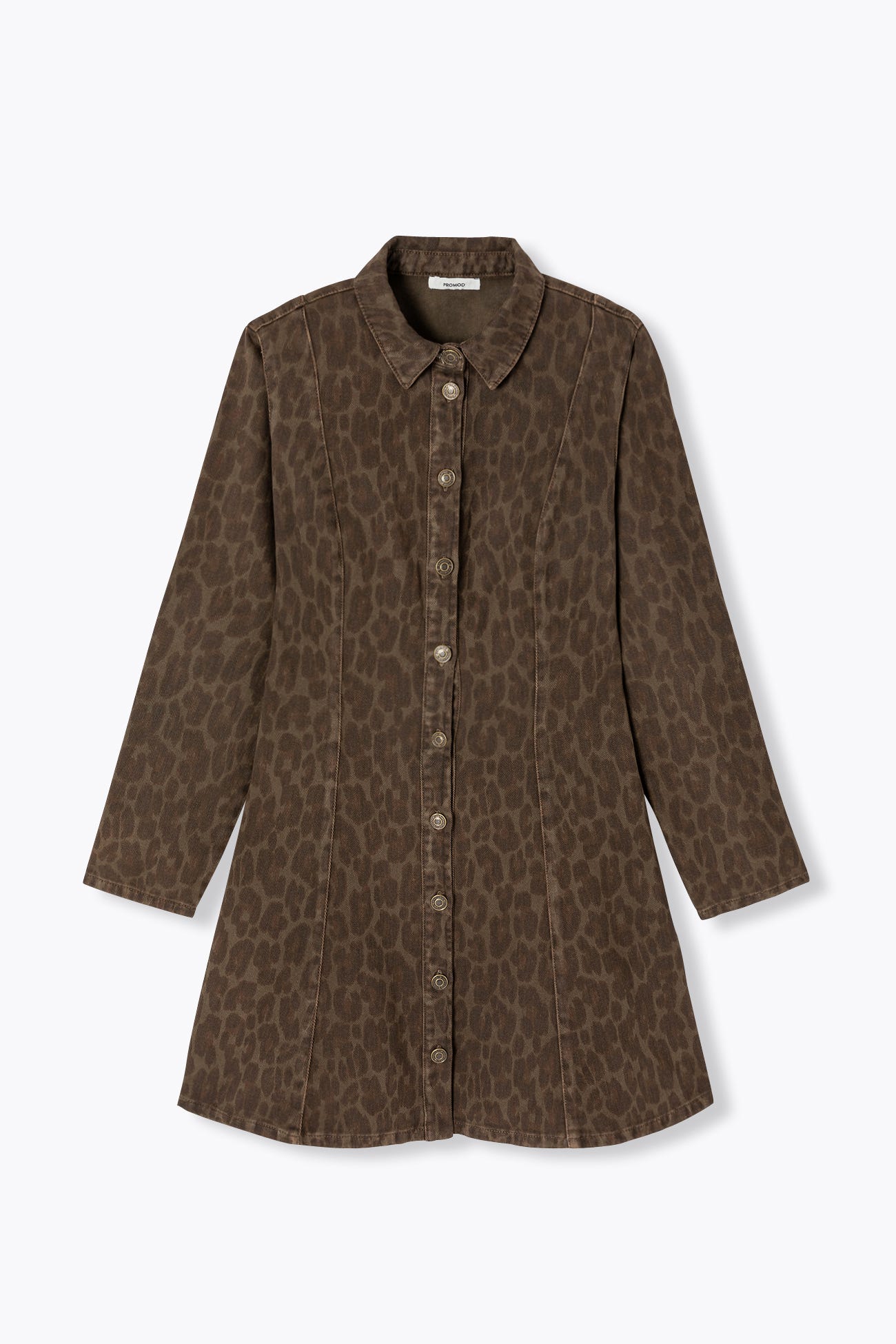 Robe en toile léopard Femme