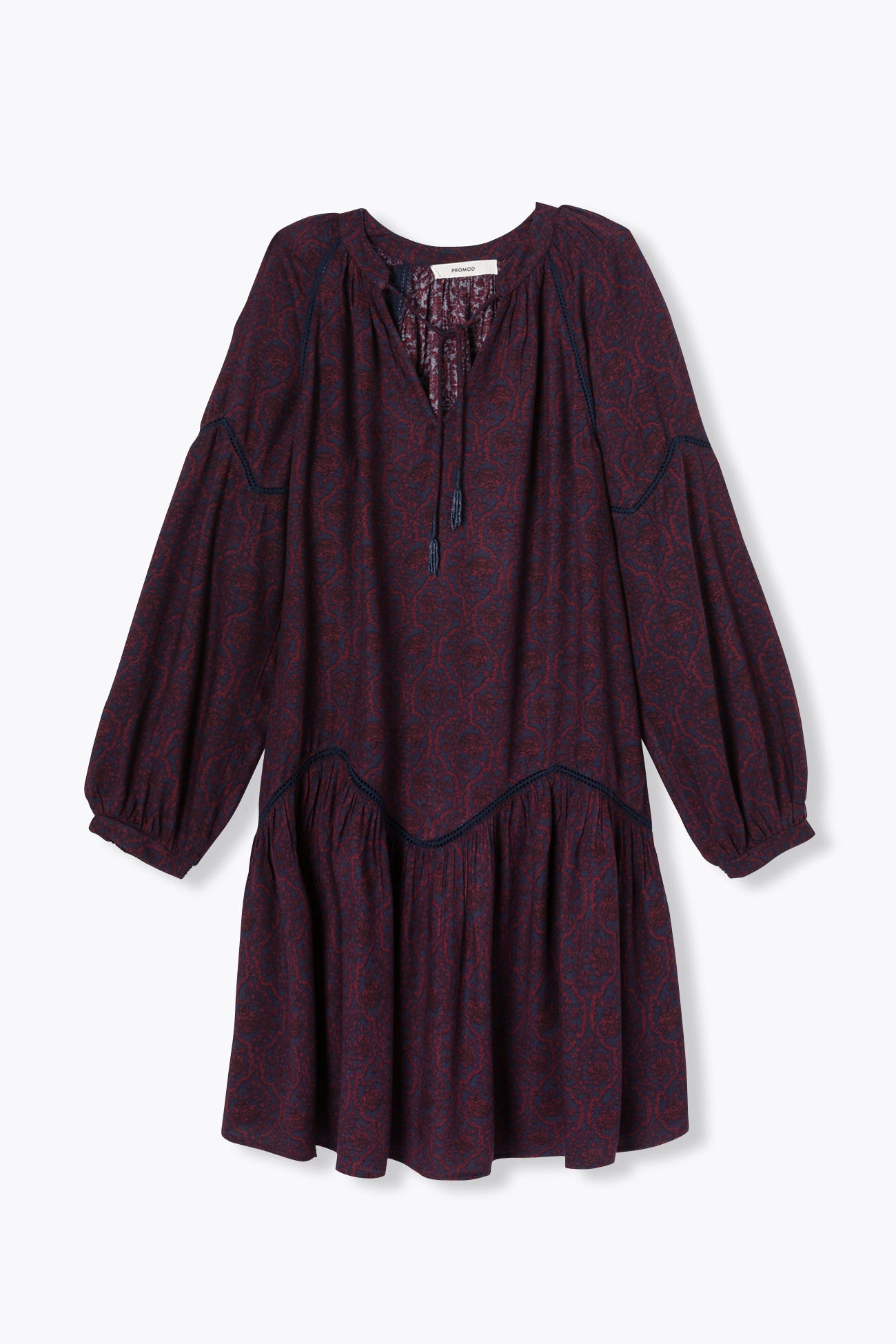 Robe courte imprimée Femme