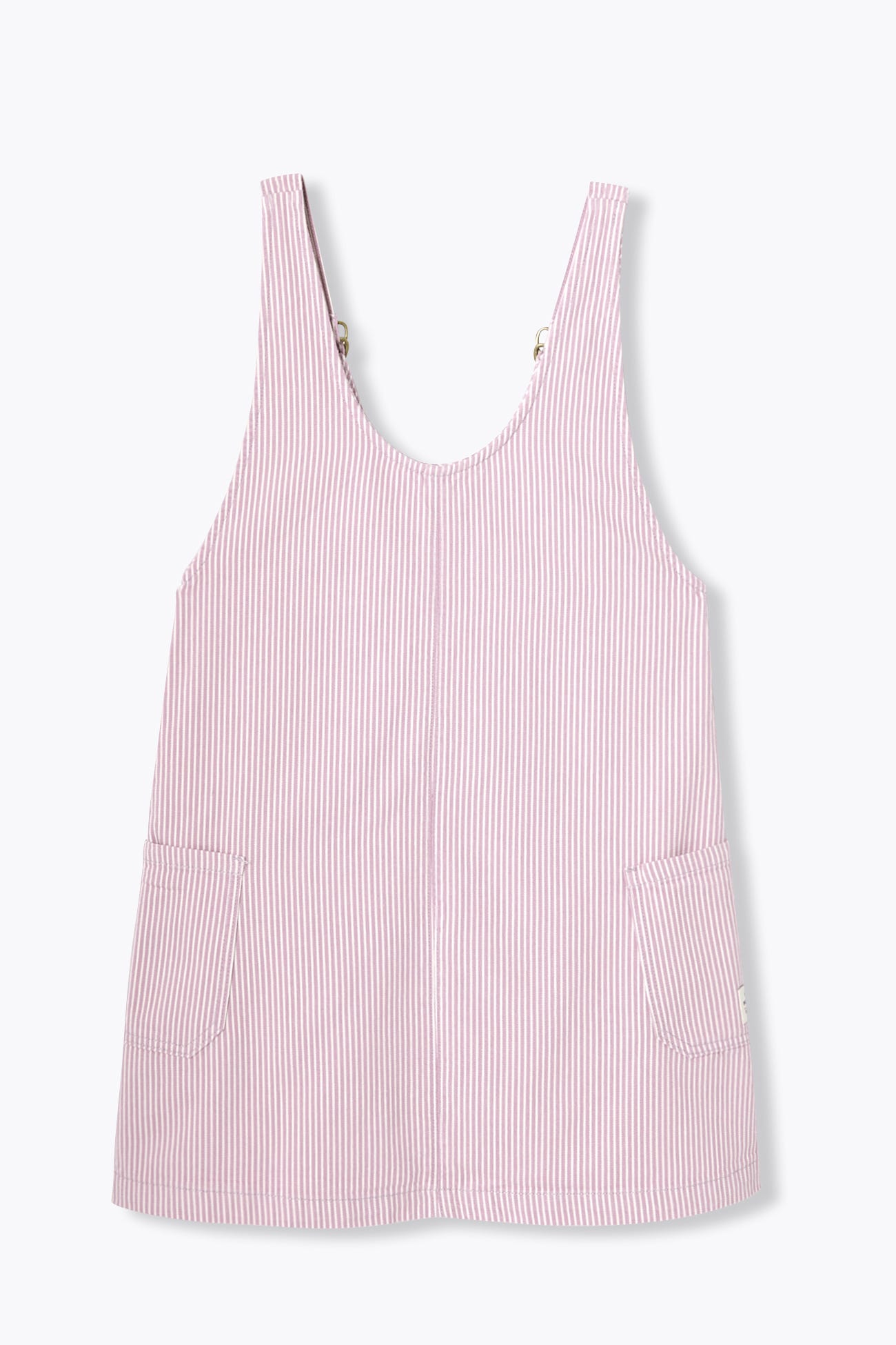 Robe-salopette rayée Femme