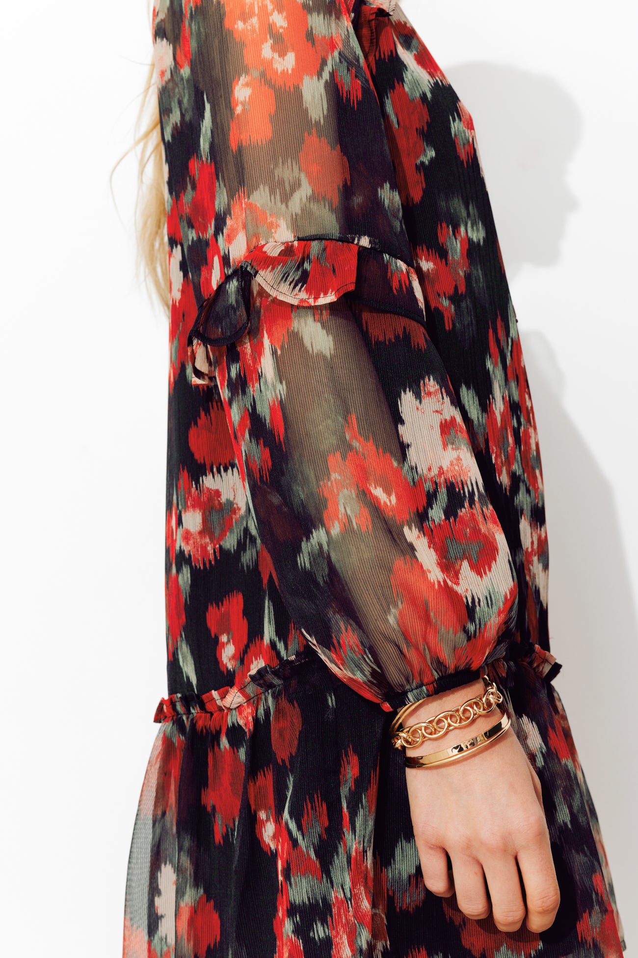 Robe courte imprimée Femme