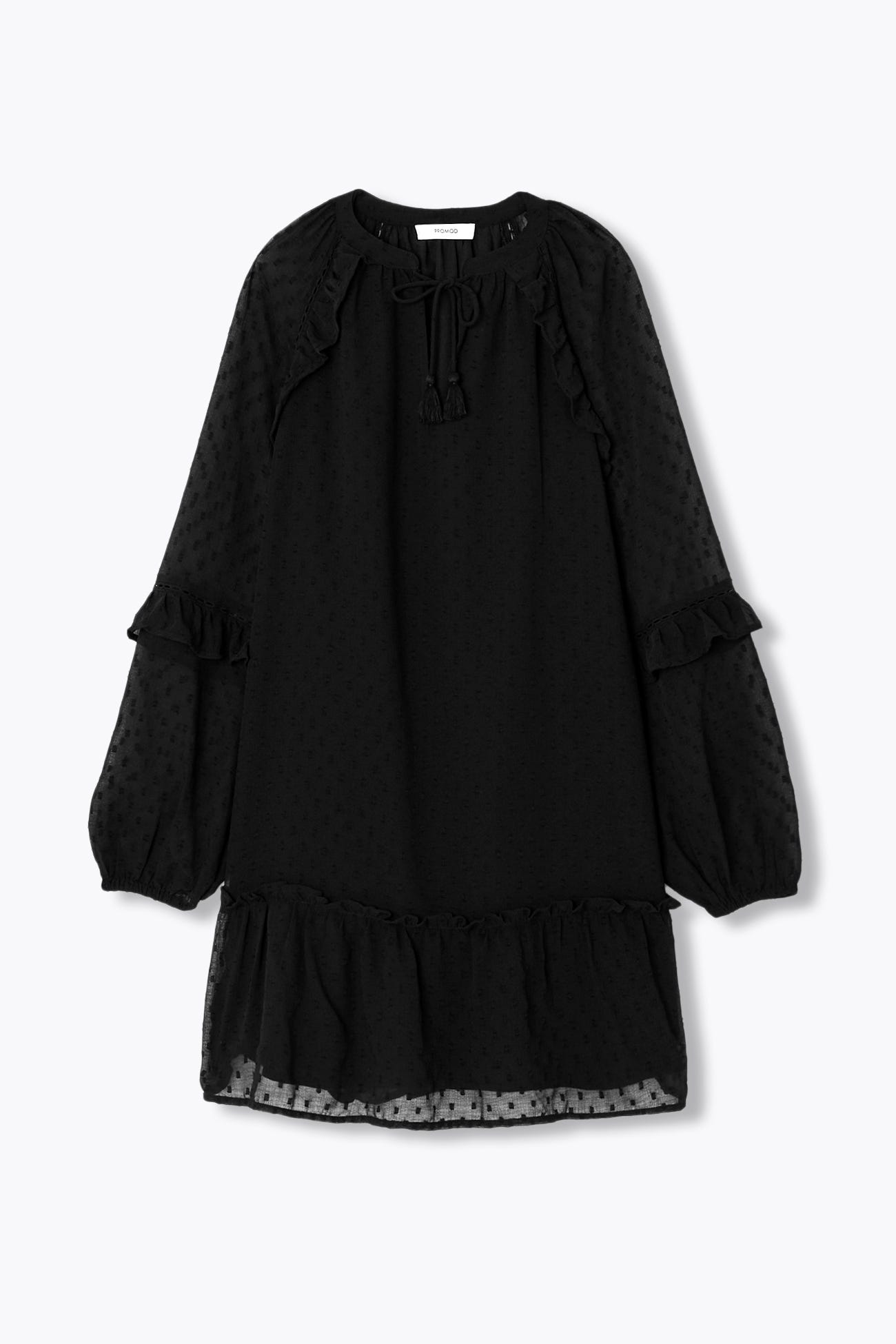 Robe courte plumetis Femme