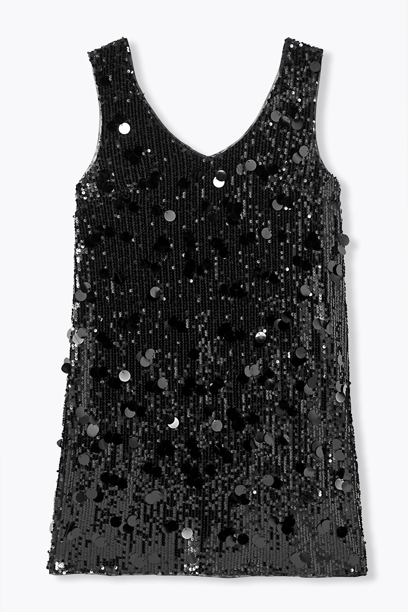 Robe courte à paillettes