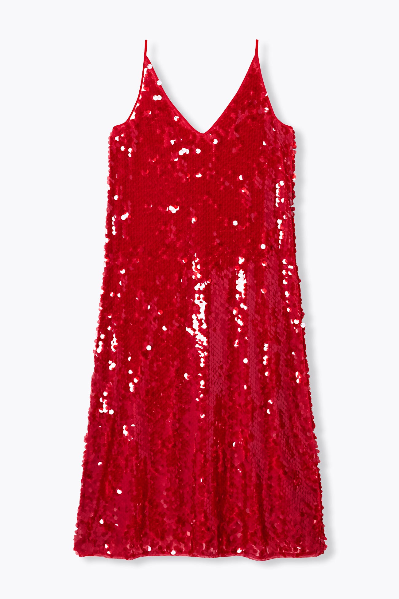 Vestido largo de lentejuelas