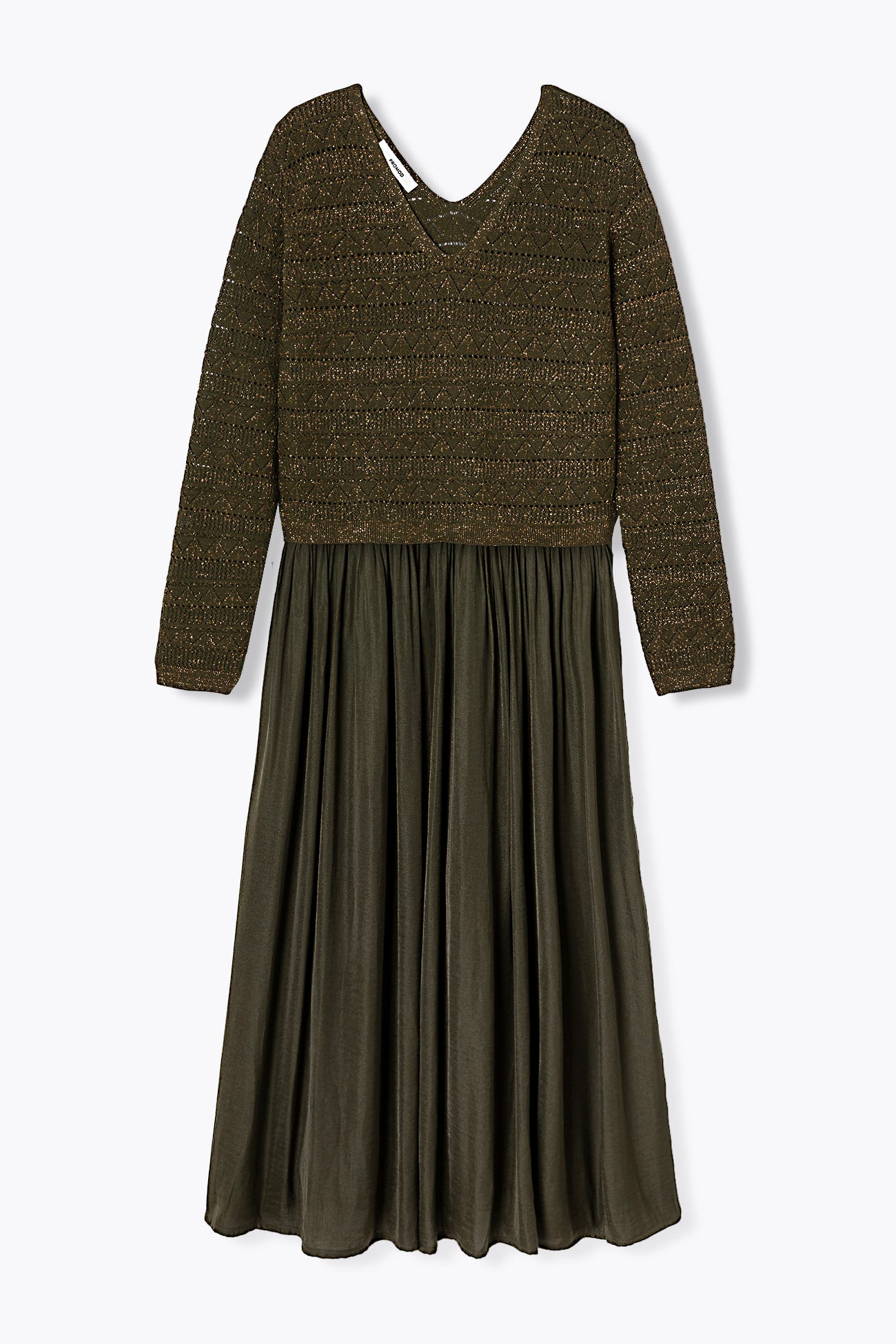 Longue robe pailletée Femme