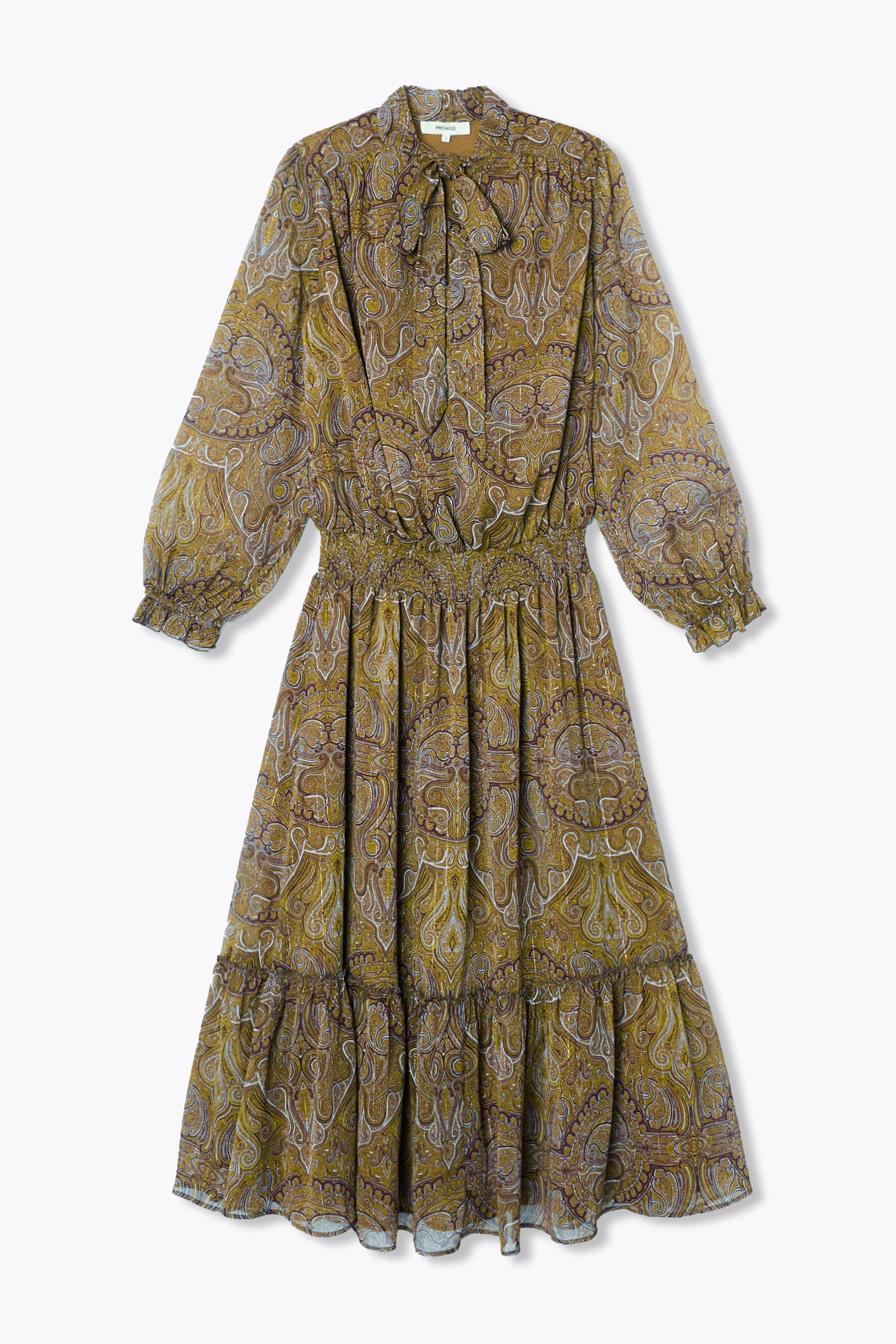 Robe lavallière imprimée Femme