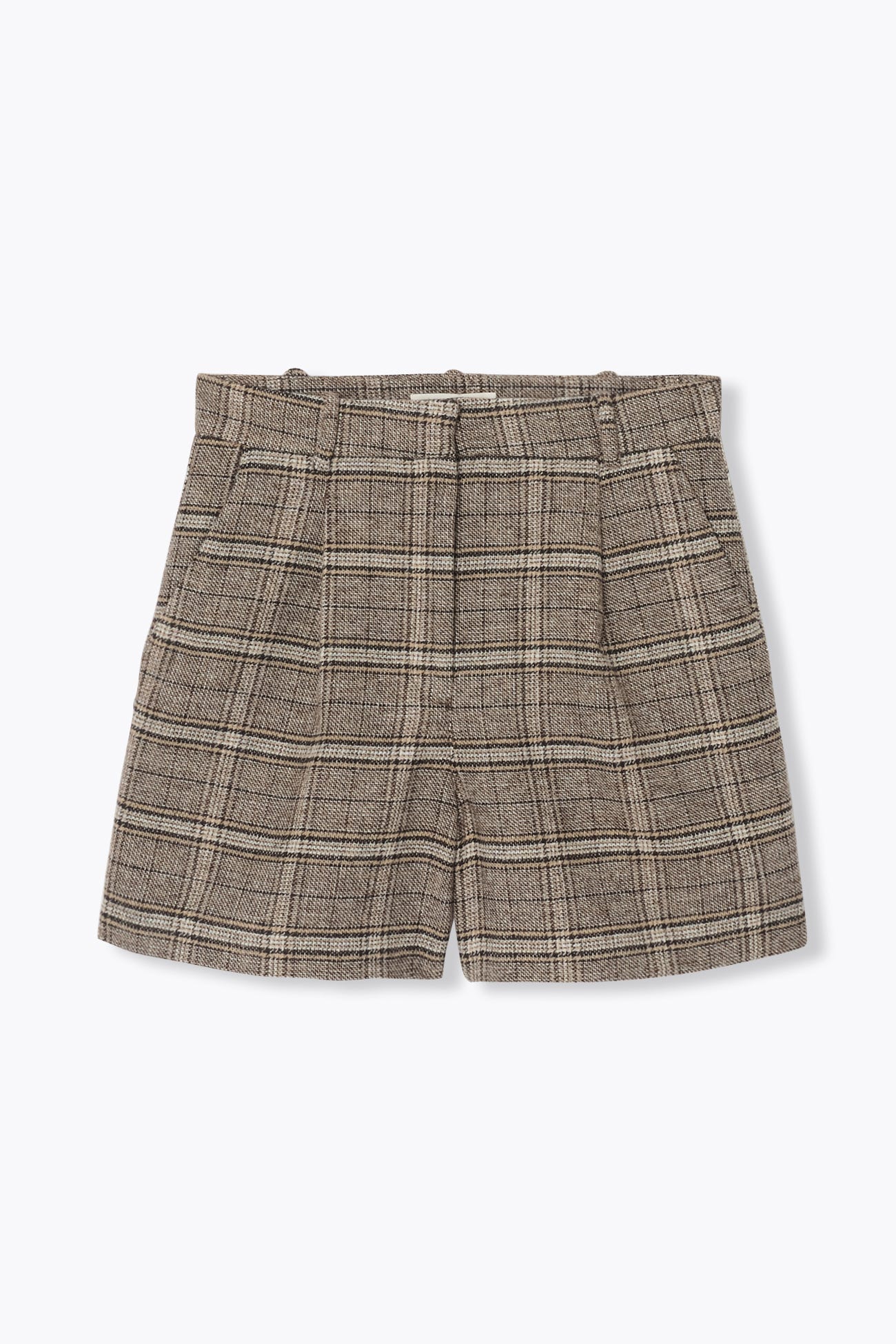 Short à carreaux Femme