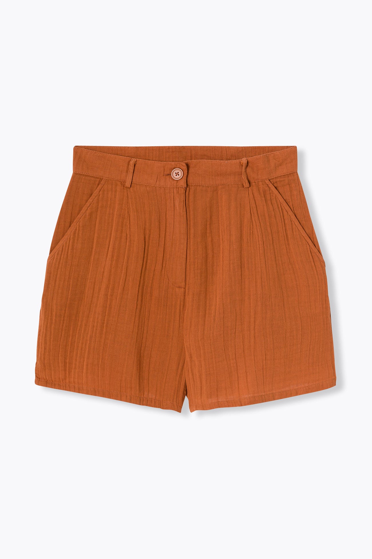 Short en gaze de coton Femme