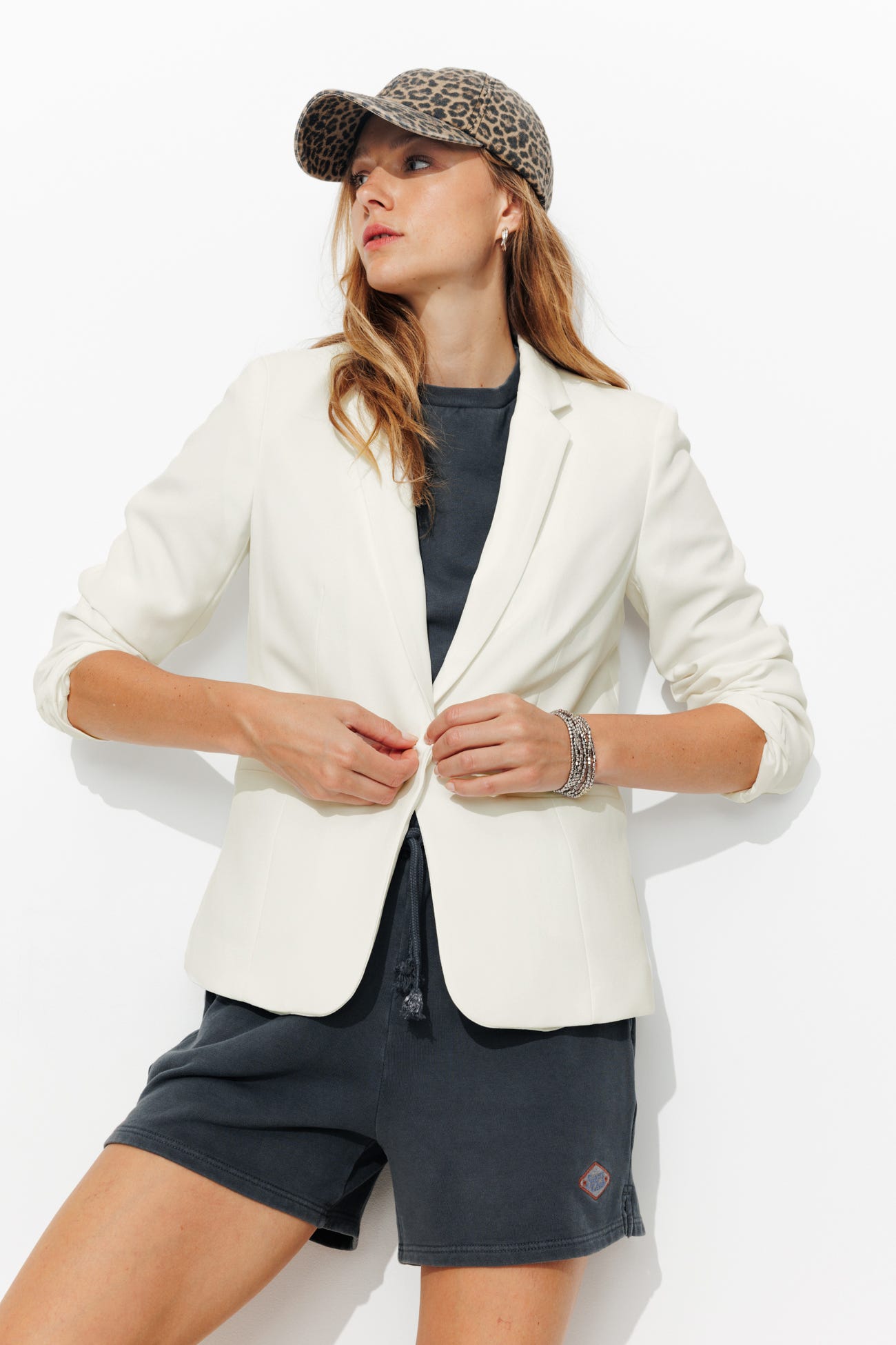 Veste de tailleur uni Femme