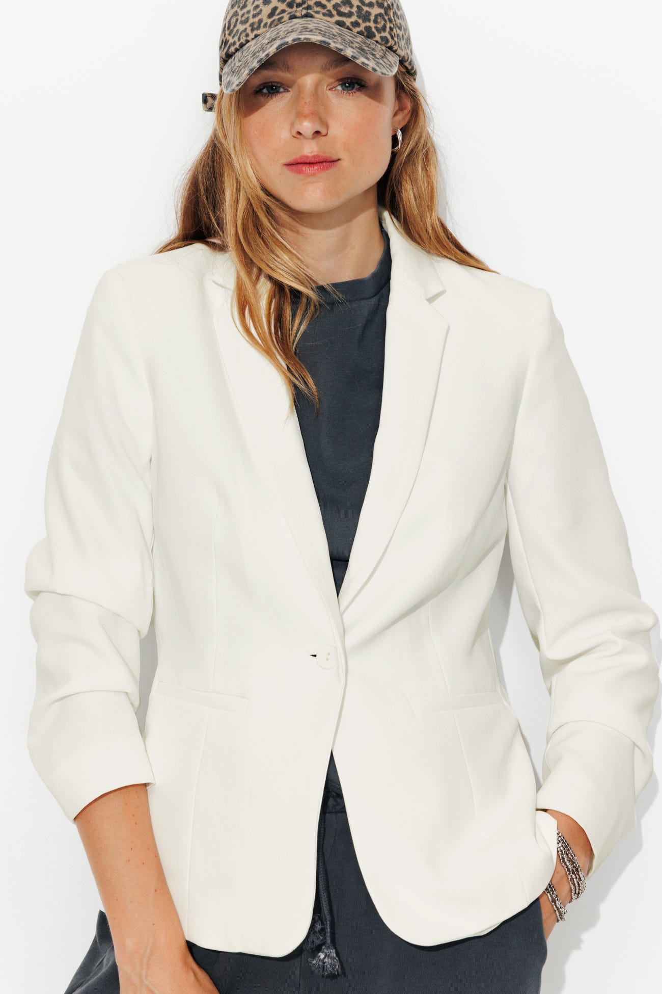 Veste de tailleur uni Femme