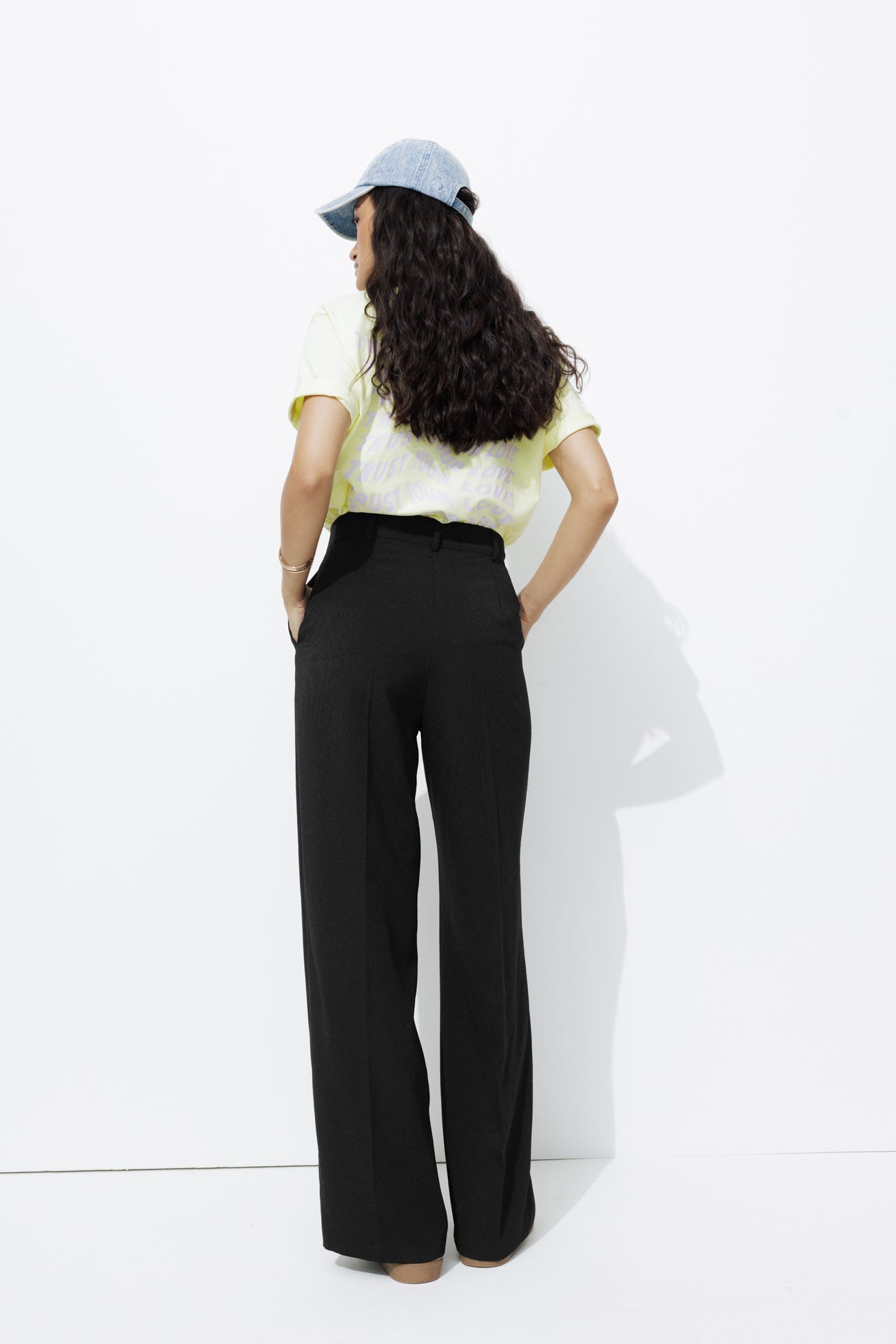 Pantalon de tailleur uni Femme