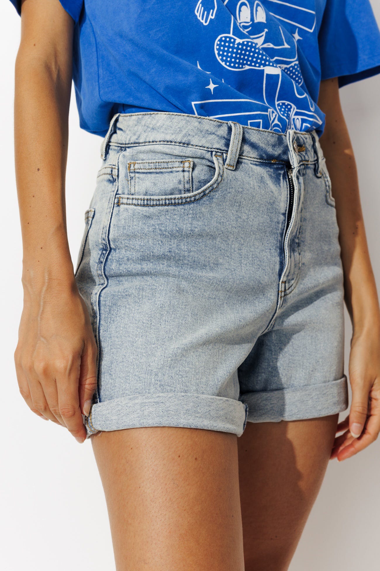 Short en jean Femme