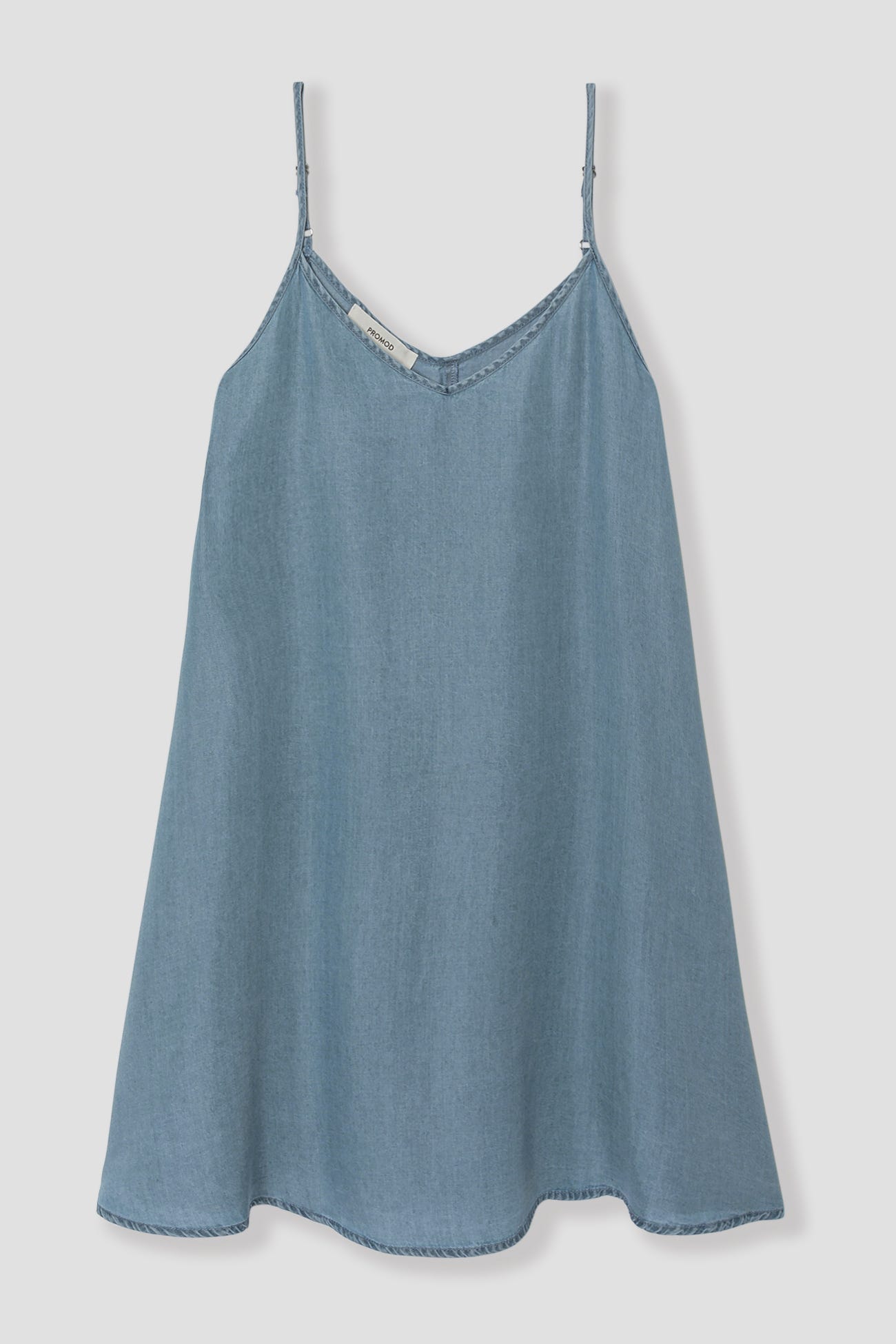 Robe courte en lyocell