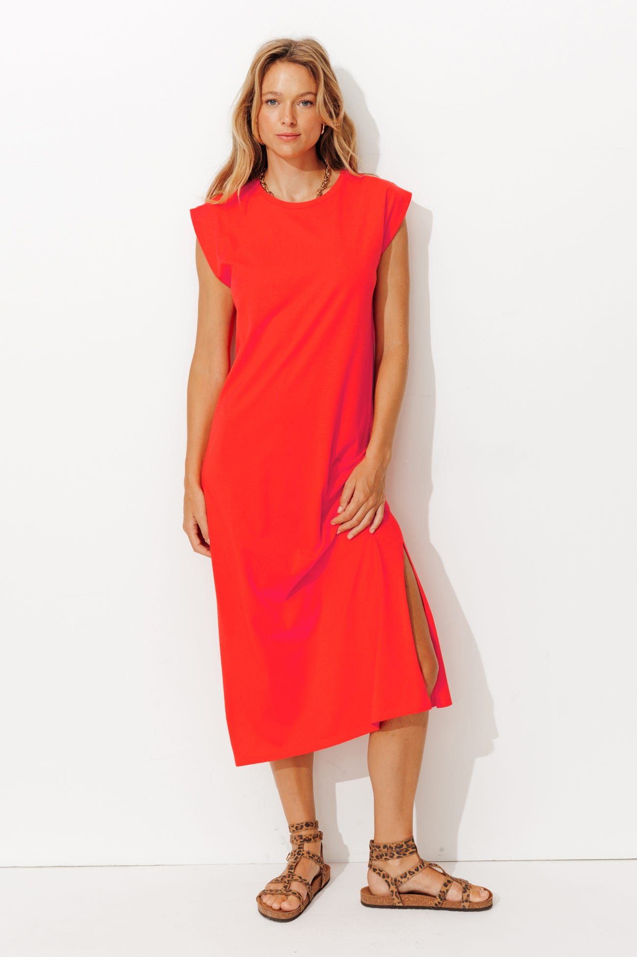 Abito lungo in maglina