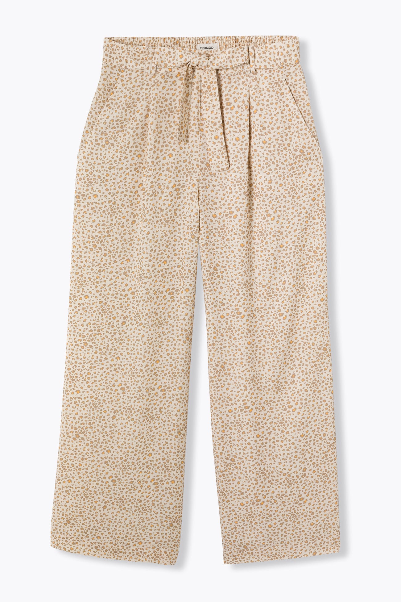 Pantaloni vita alta gam. larga