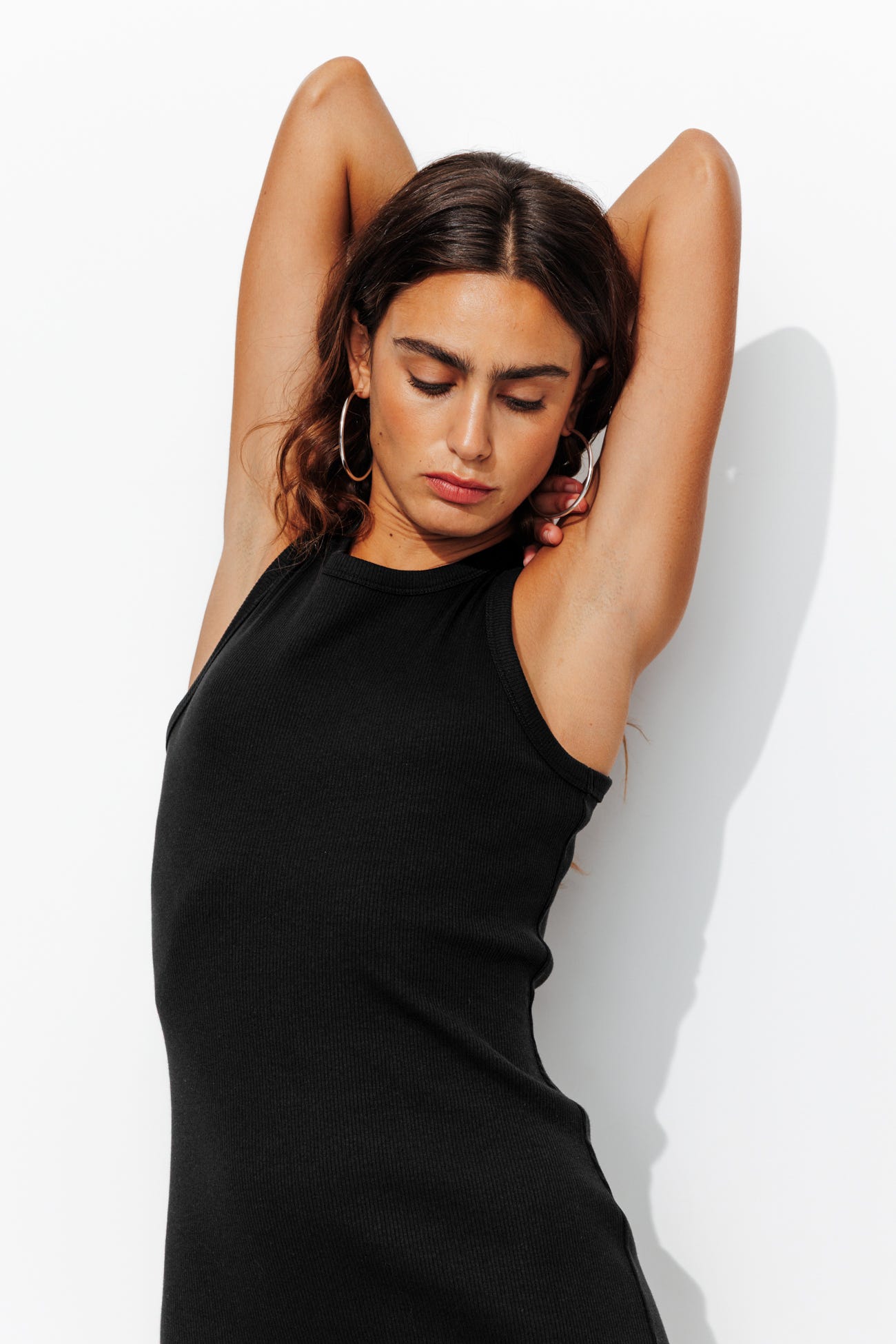 Vestido camiseta largo midi