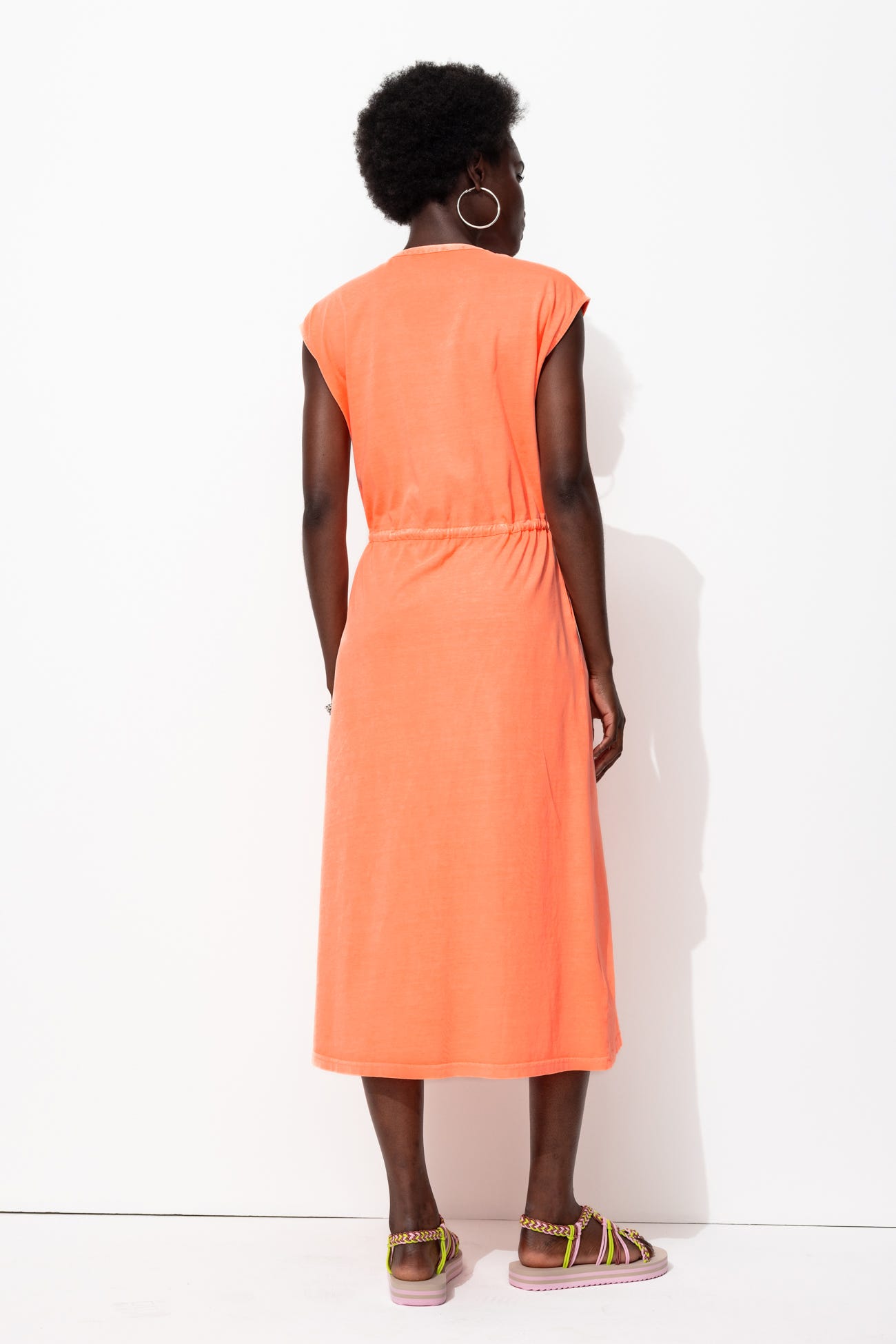Robe fluo en jersey Femme