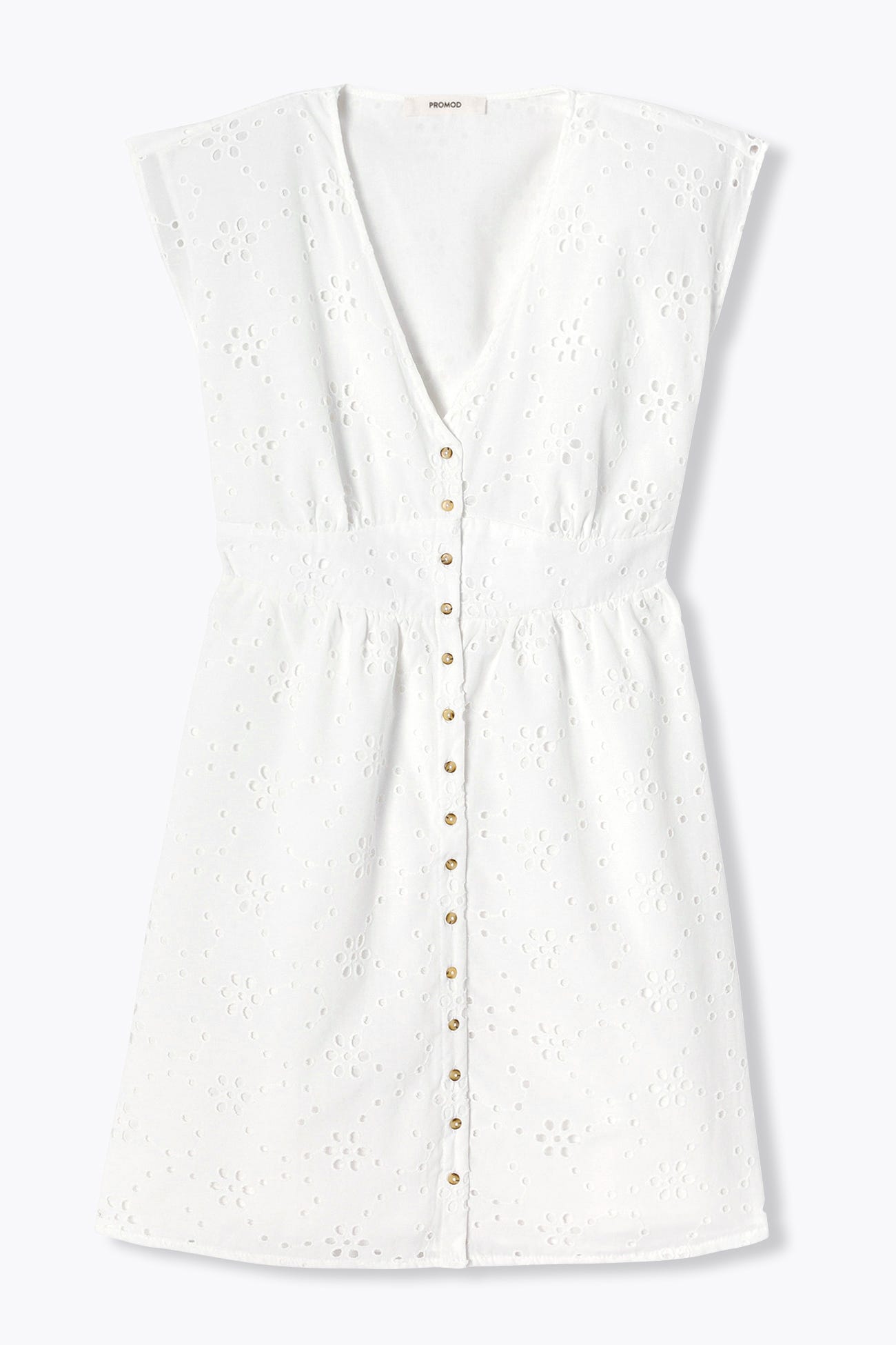 Robe courte broderie anglaise