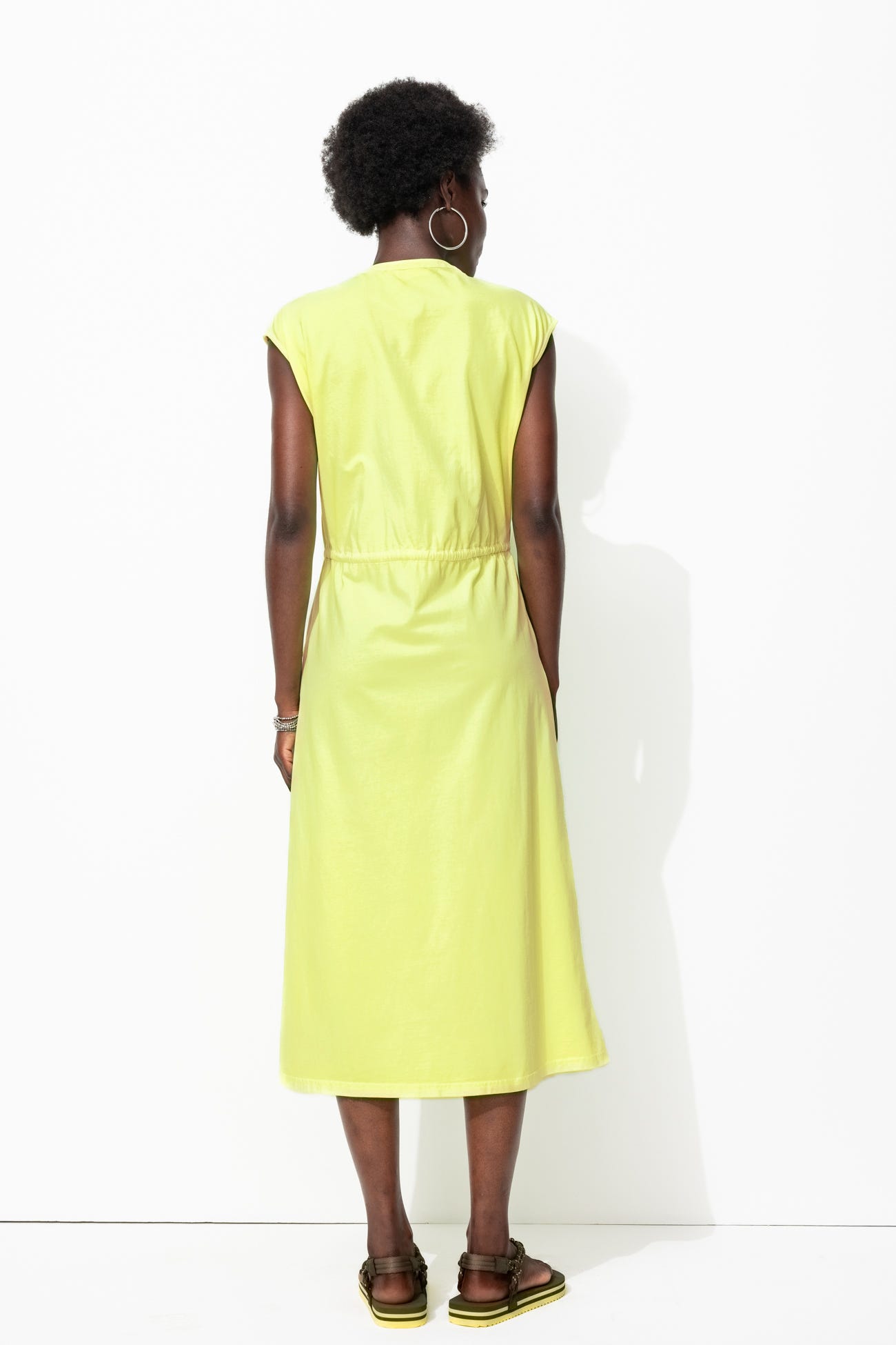 Robe fluo en jersey Femme