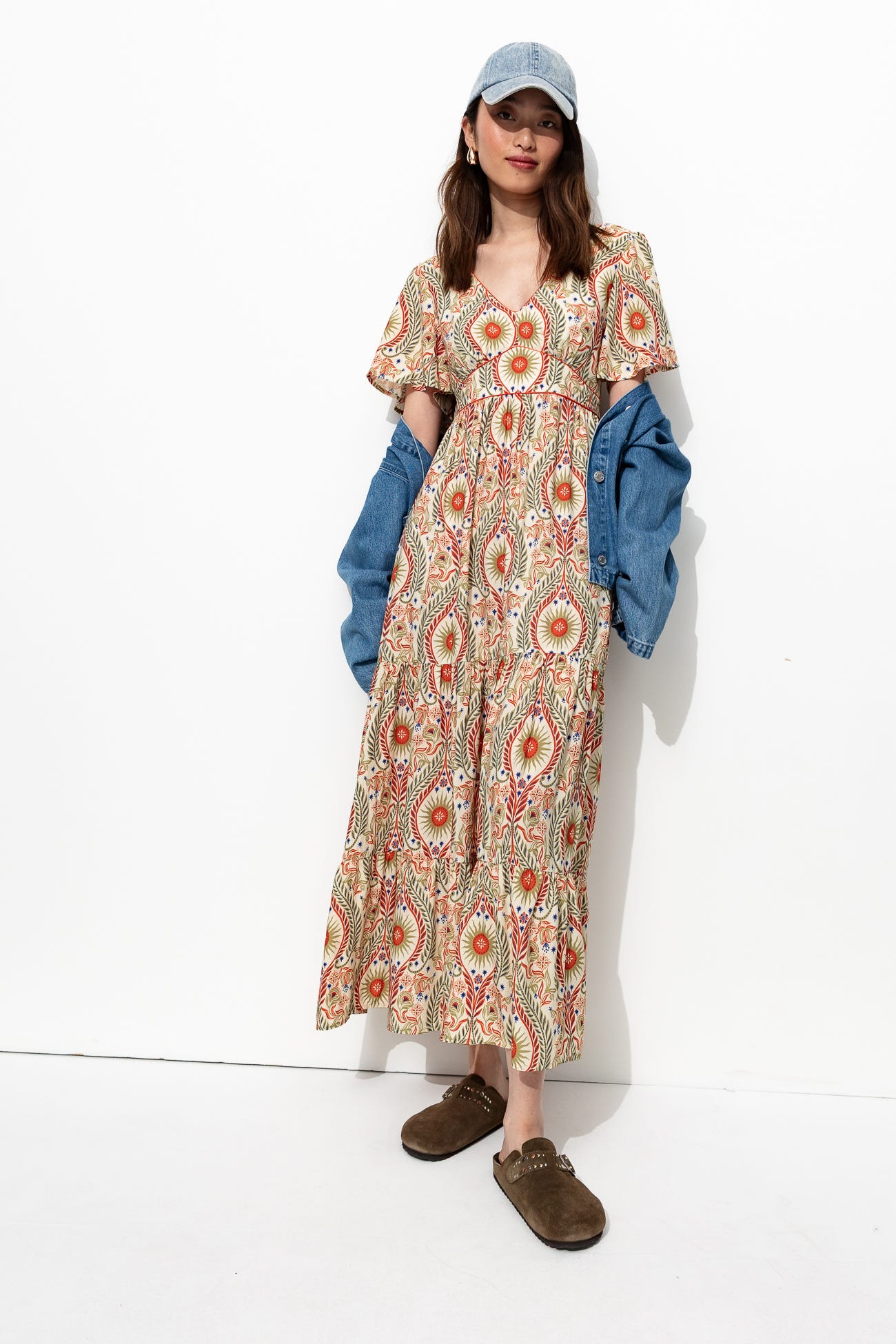 Robe longue décolleté dos