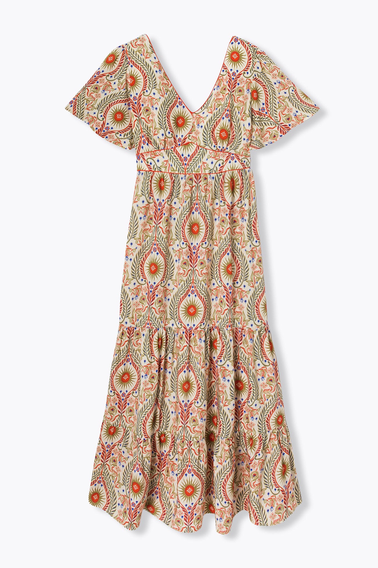 Robe longue décolleté dos