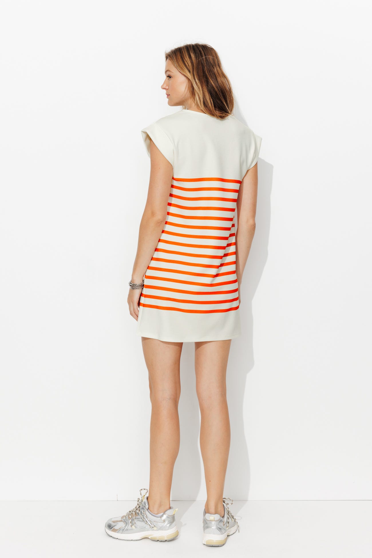 Robe-débardeur marinière
