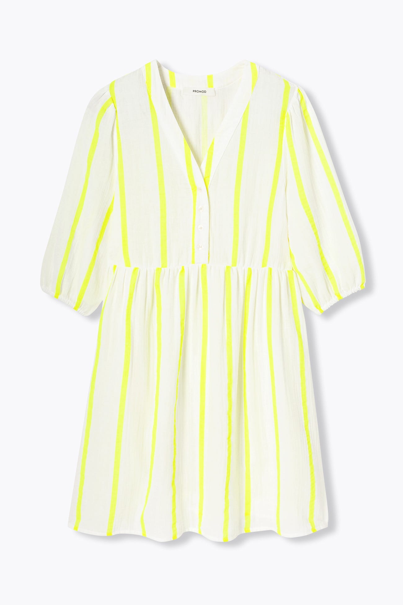 Robe courte en gaze de coton