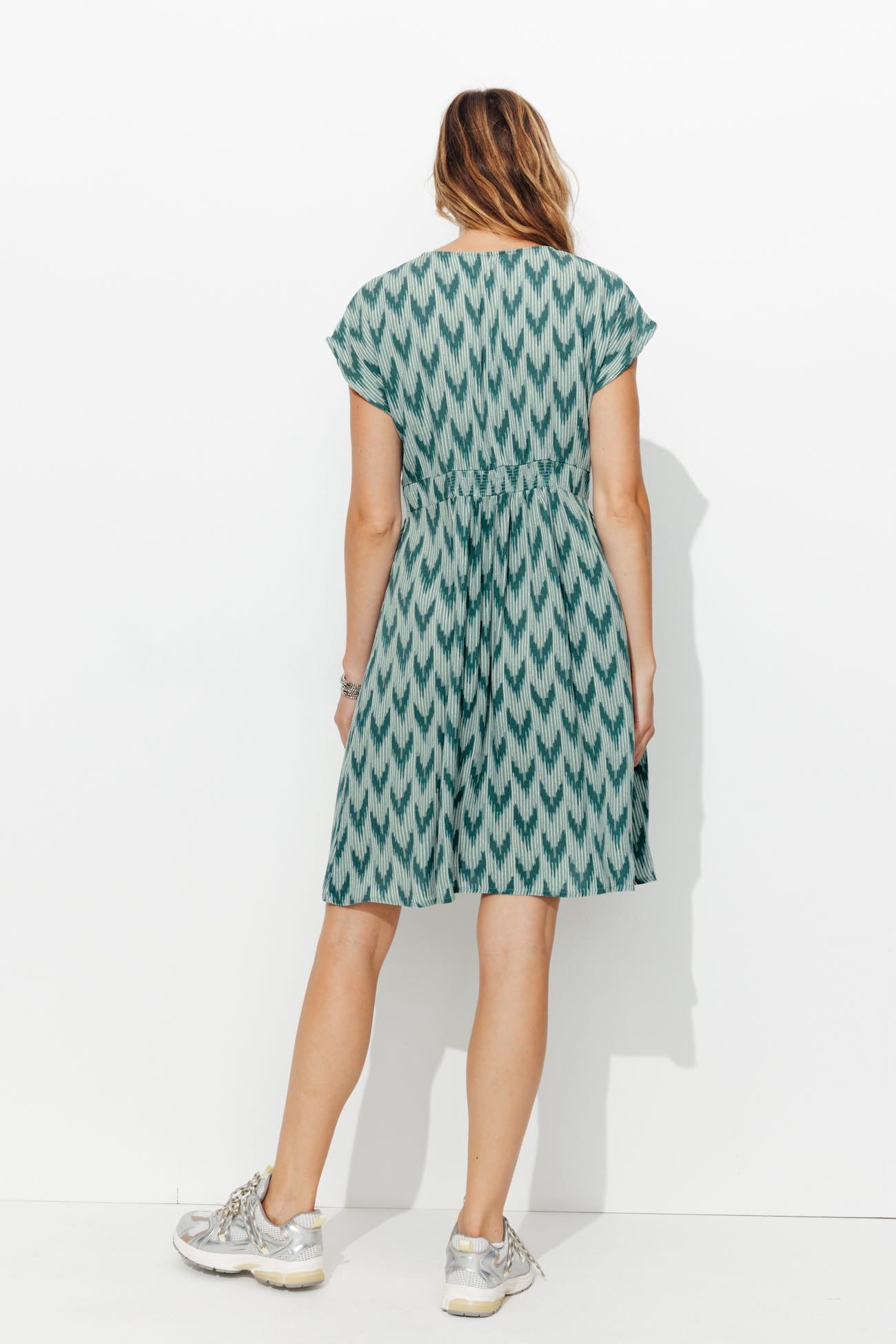 Robe courte imprimée Femme