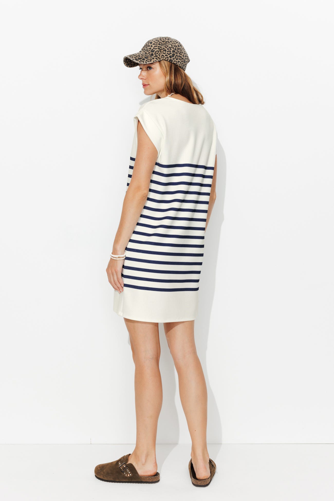 Robe-débardeur marinière