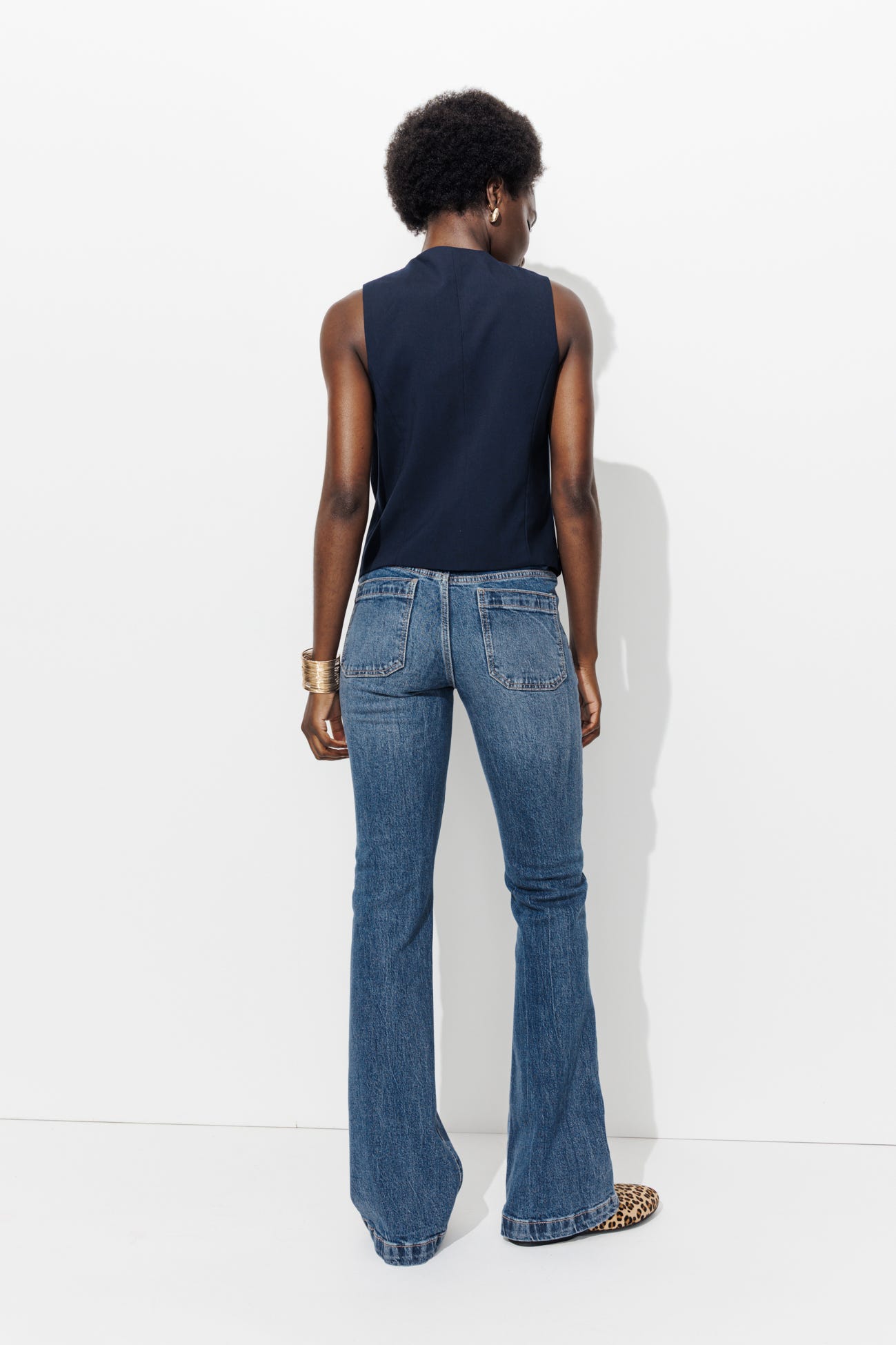 Jean flare seventies Femme