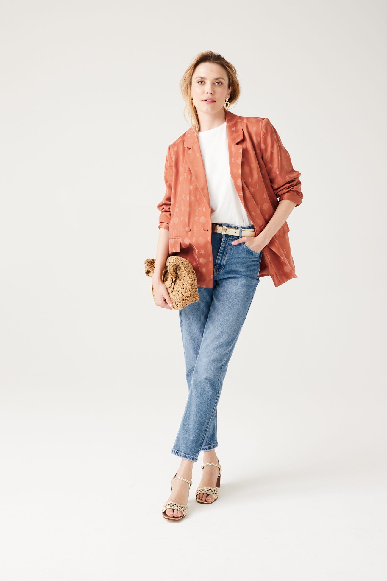 MARCEL jean mom taille haute