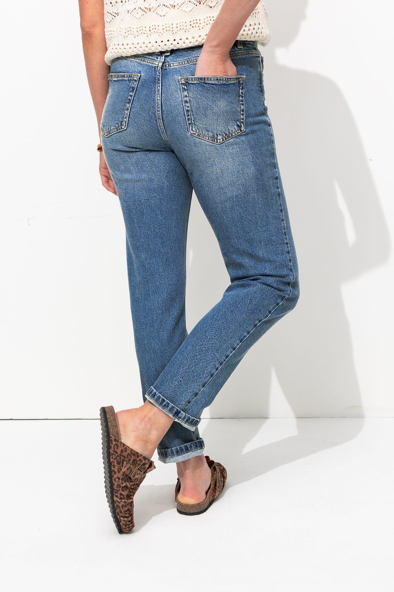 MARCEL jean mom taille haute