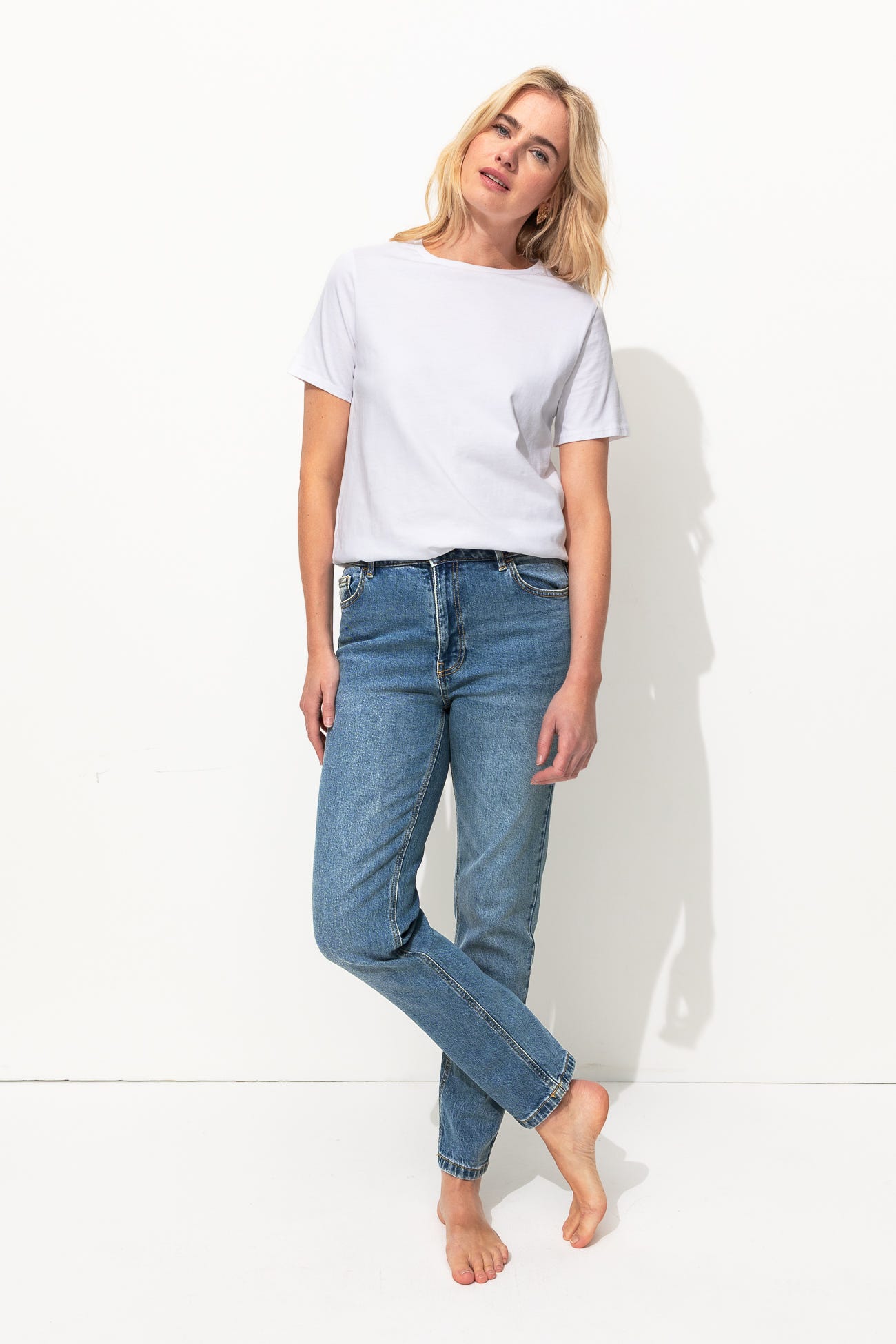 MARCEL jean mom taille haute