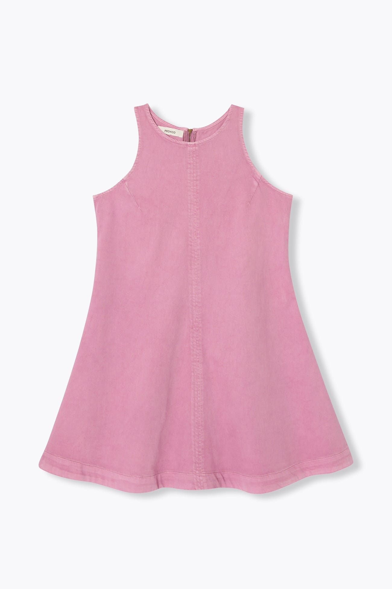 Robe courte trapèze en jean