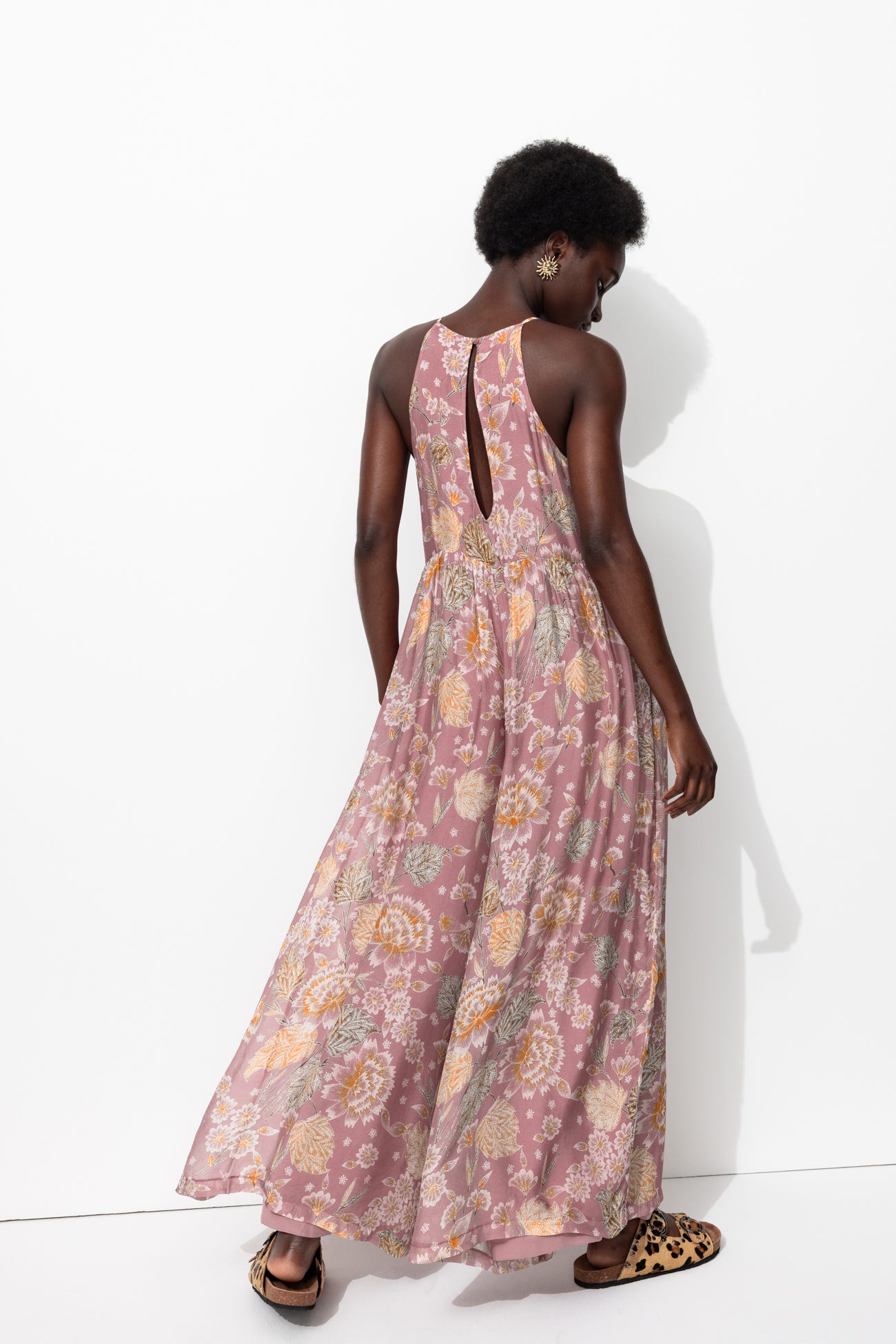 Combi-pantalon viscose soie