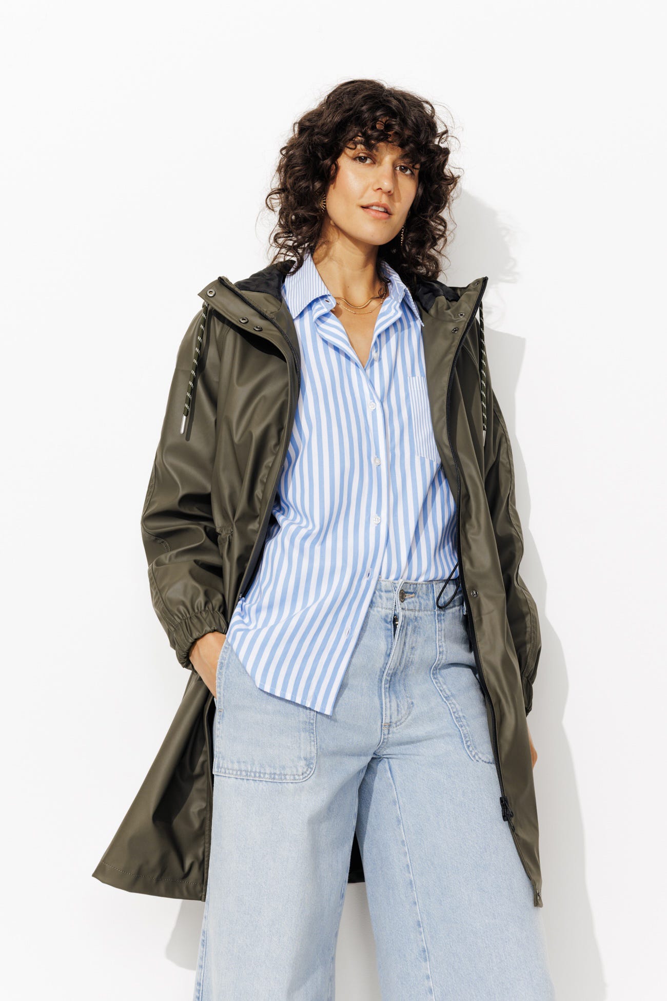 Parka à capuche Femme