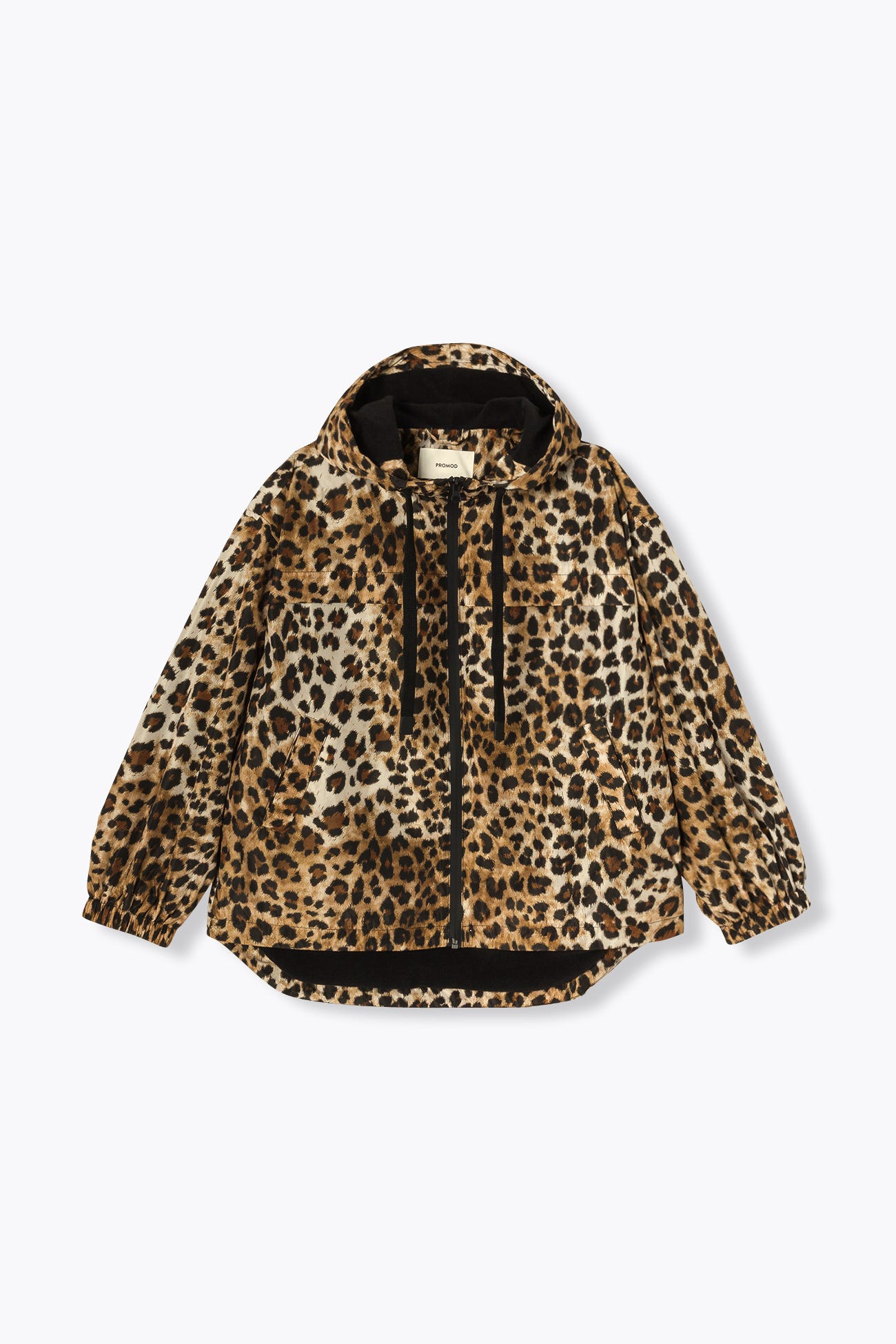 Cortavientos leopardo capucha