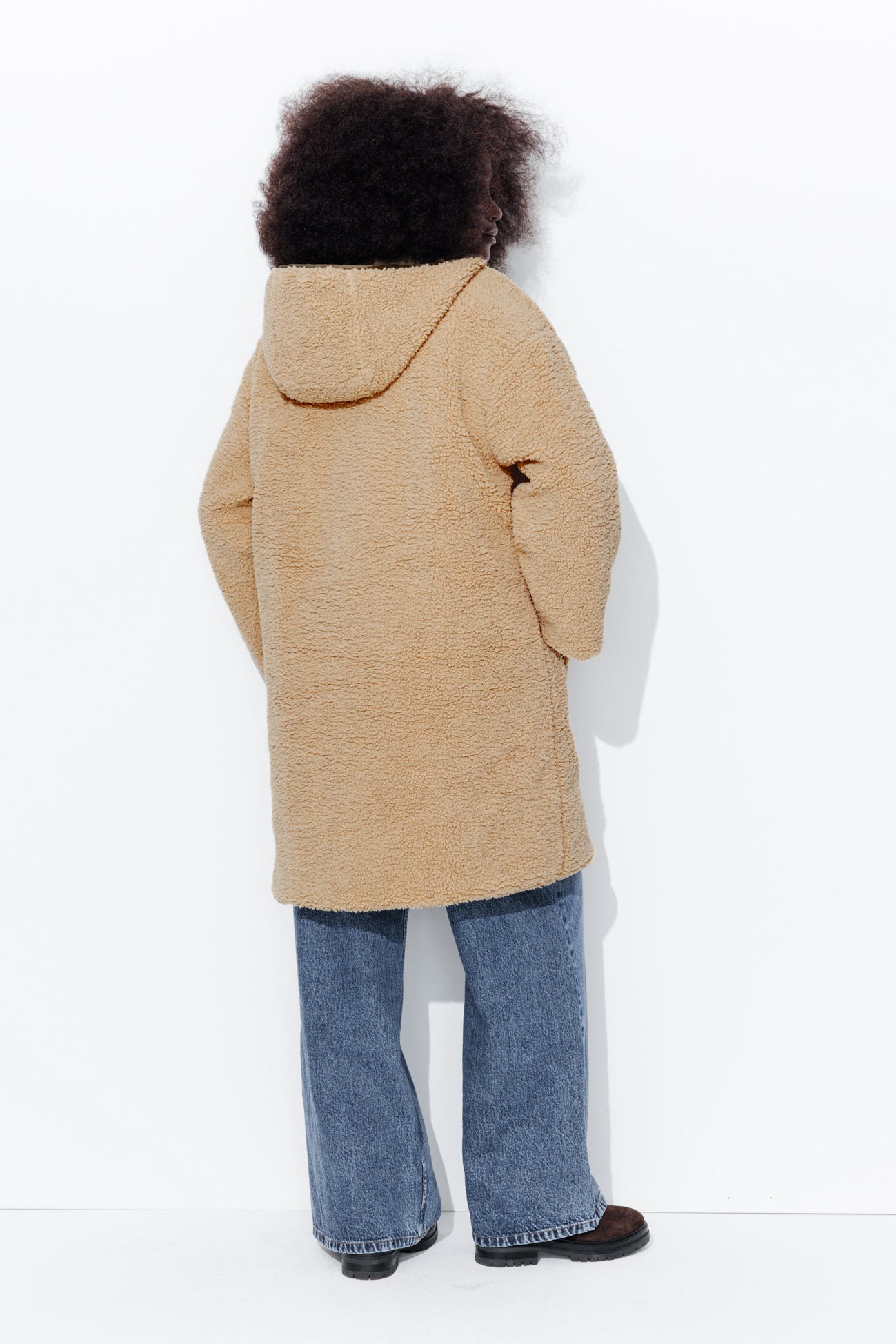 ADELE manteau long réversible