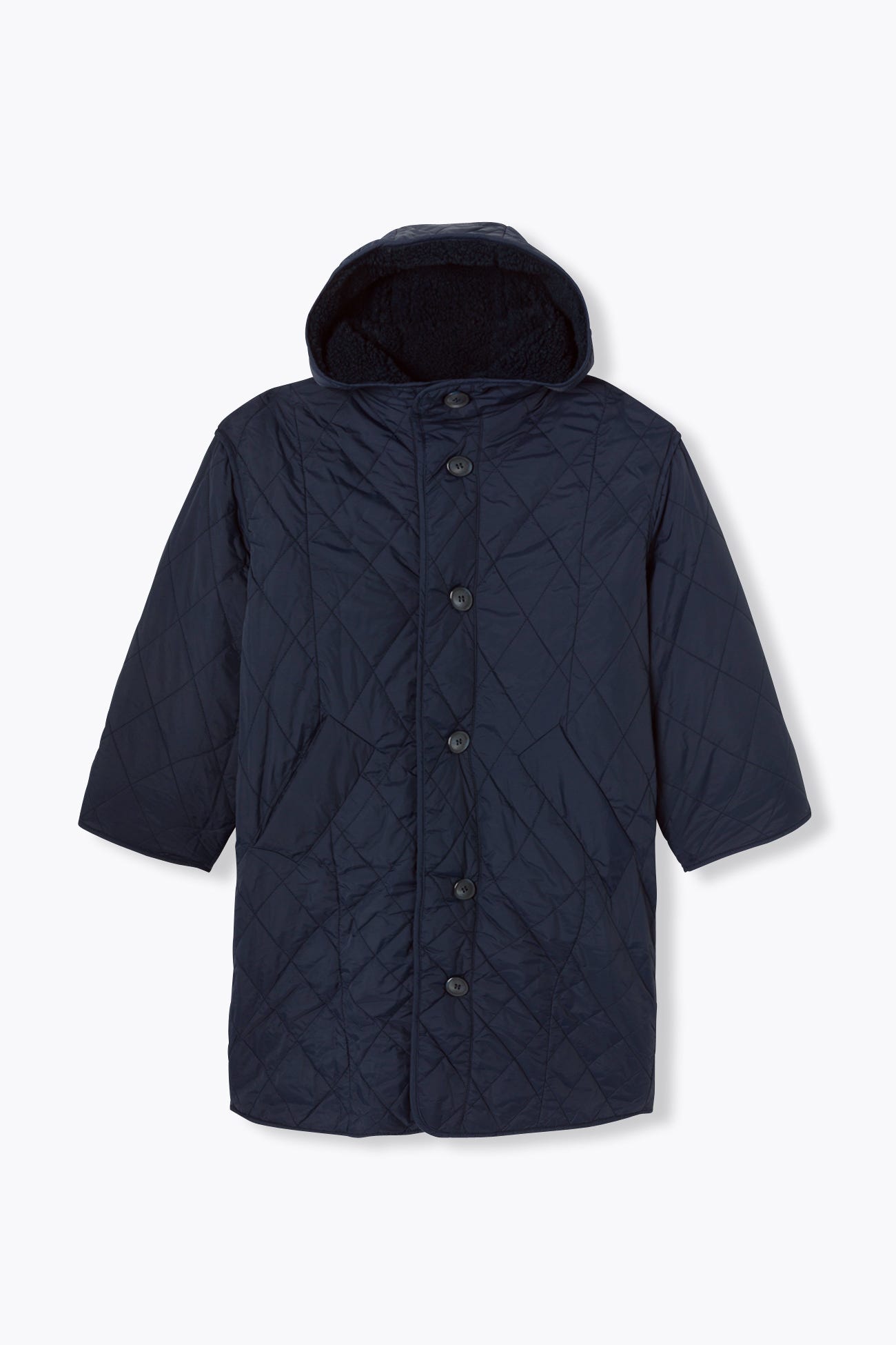 ADELE manteau long réversible