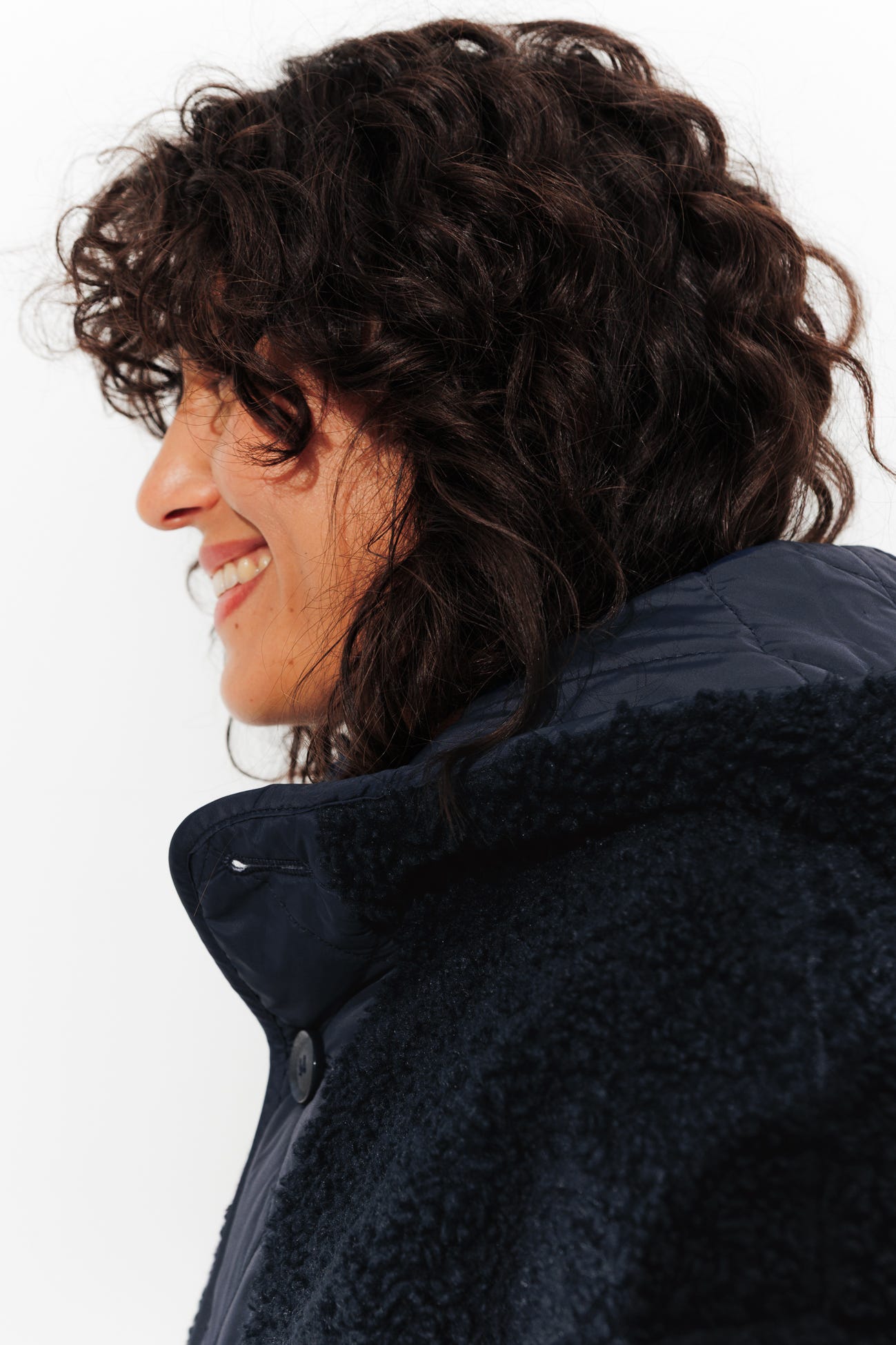 ADELE manteau long réversible
