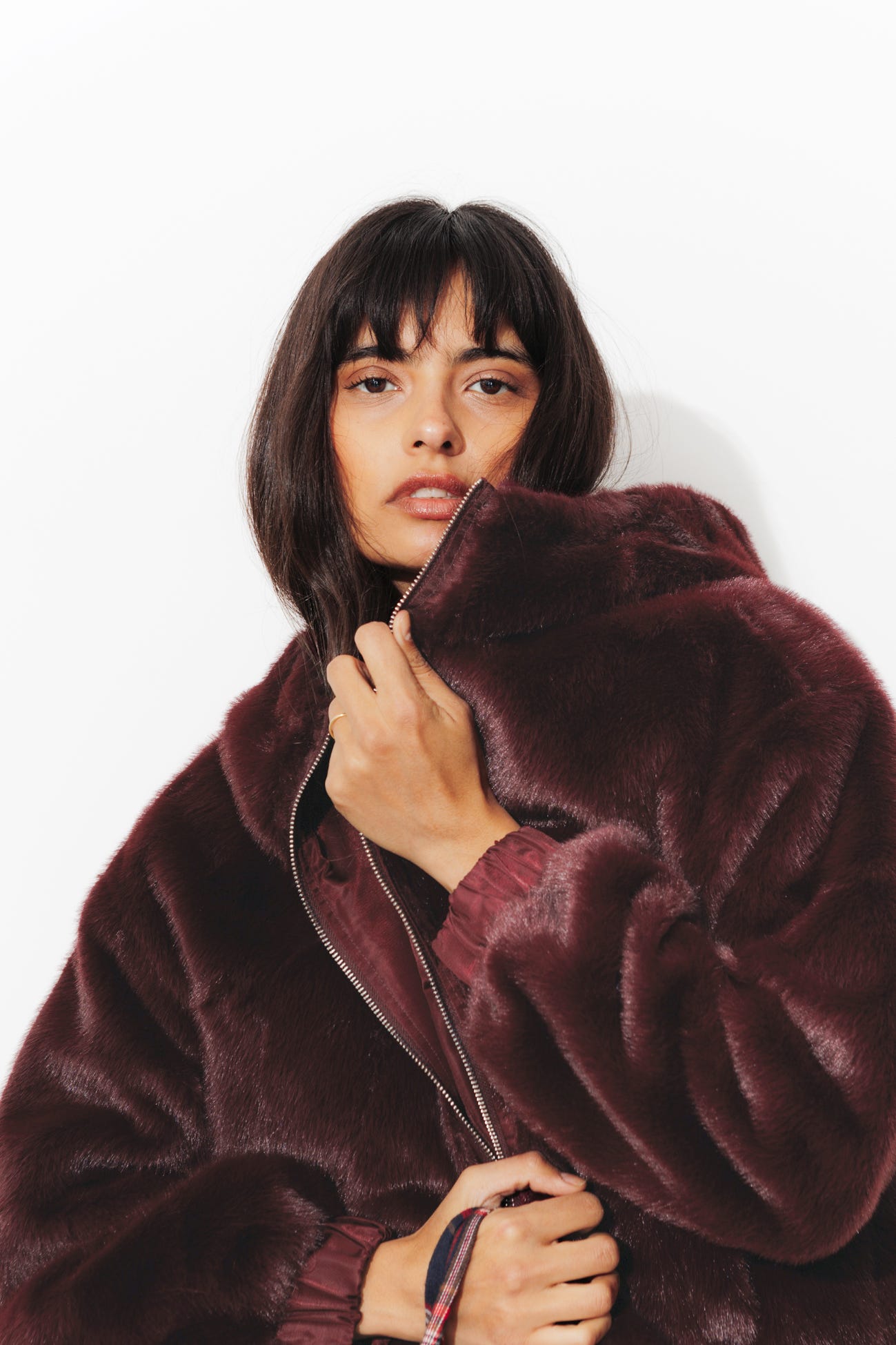 Blouson réversible à capuche
