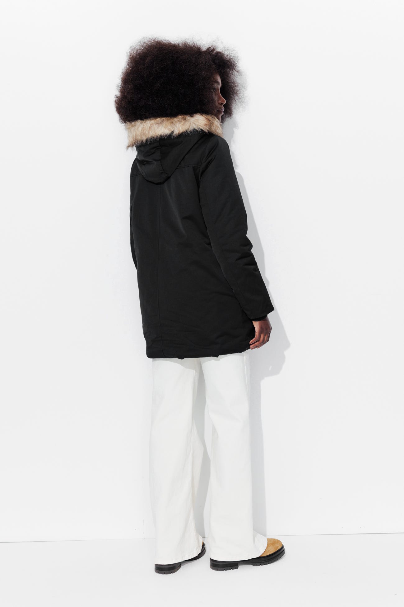 Parka à capuche Femme