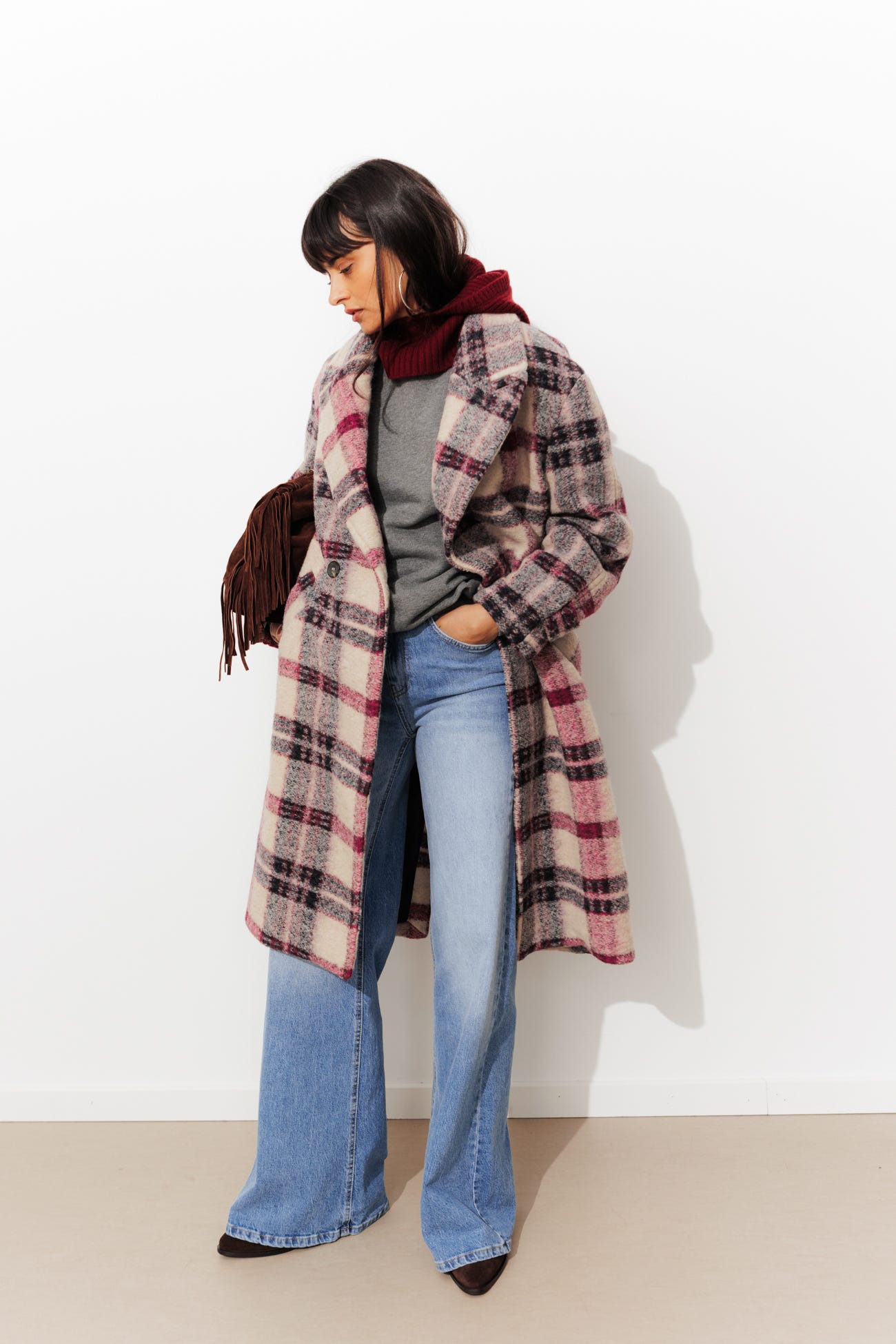SIMONE MANTEAU EN LAINE FEMME